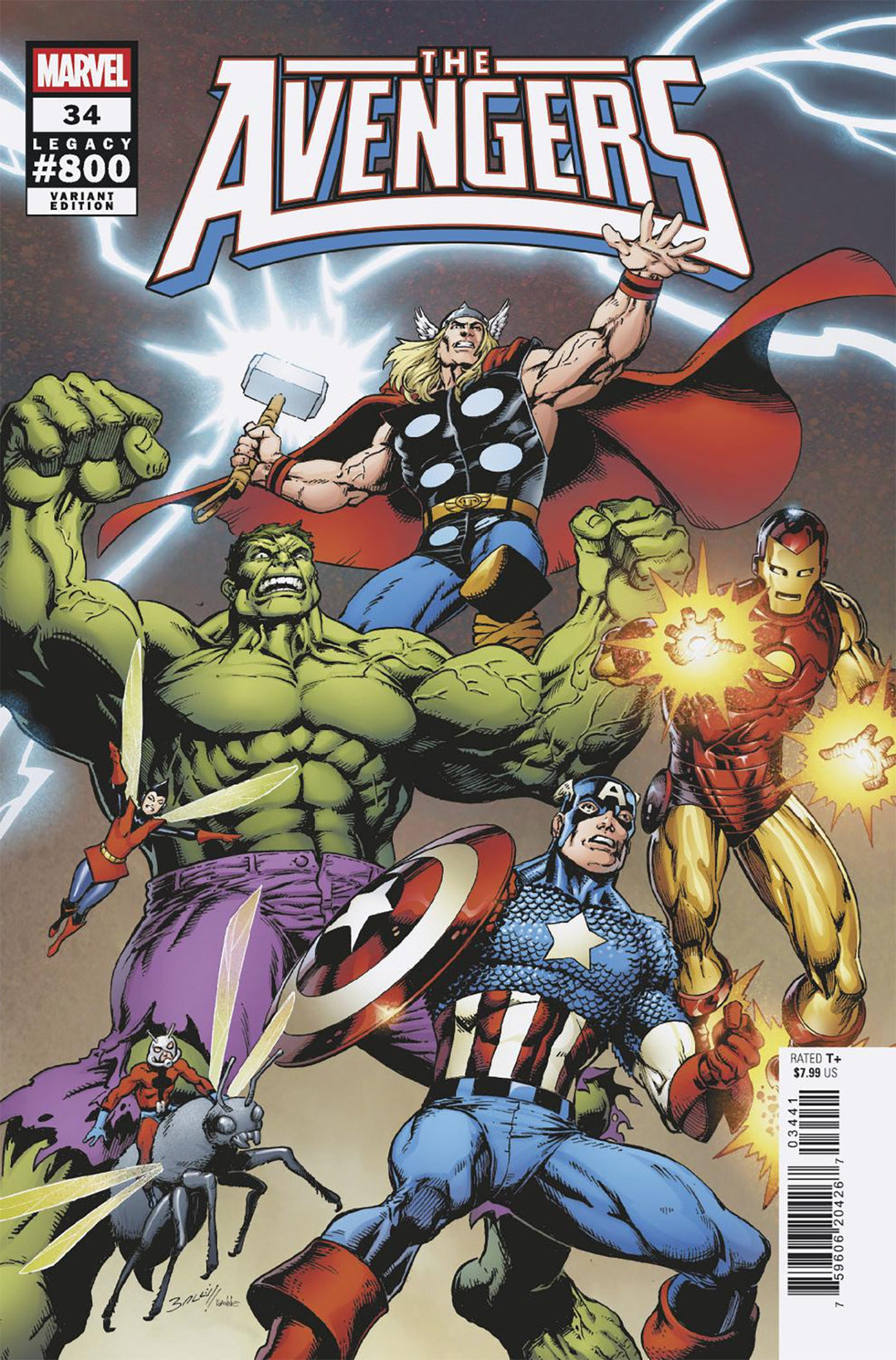 Avengers (2023) #34 Mark Bagley Spoiler Variant