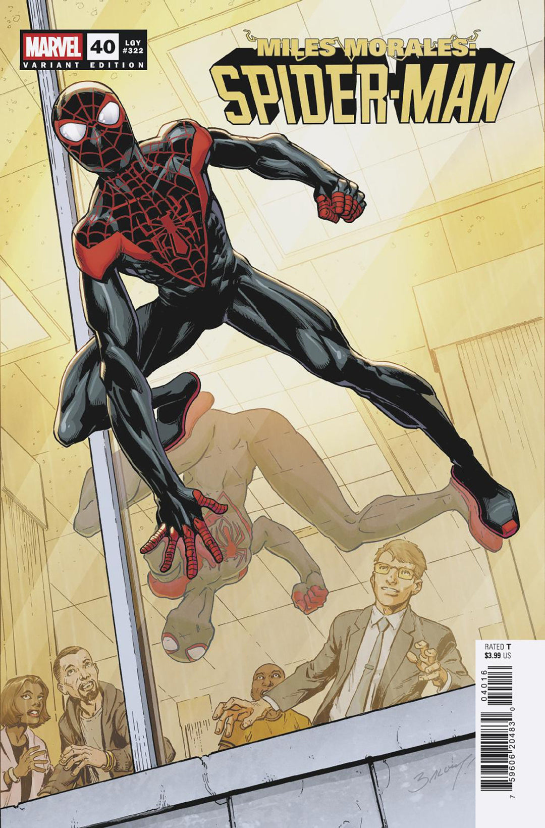 Miles Morales Spider-Man (2023) #40 Variant (1:25) Mark Bagley Edition