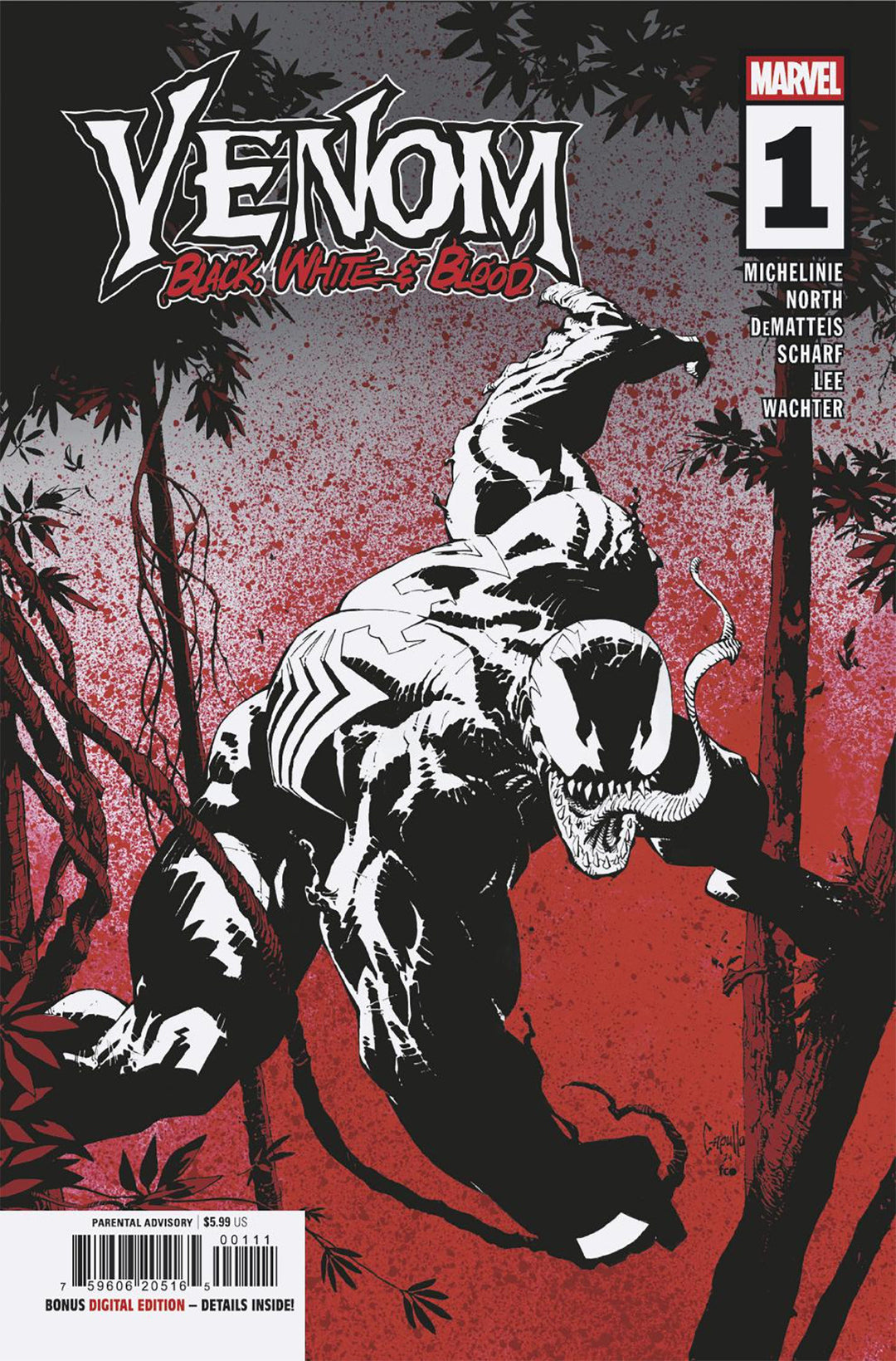 Venom Black White & Blood #1
