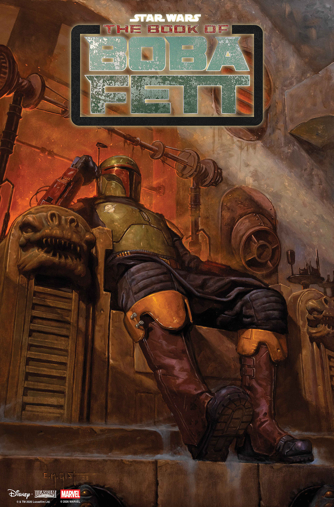 Star Wars The Book Of Boba Fett #1 E.M. Gist Variant