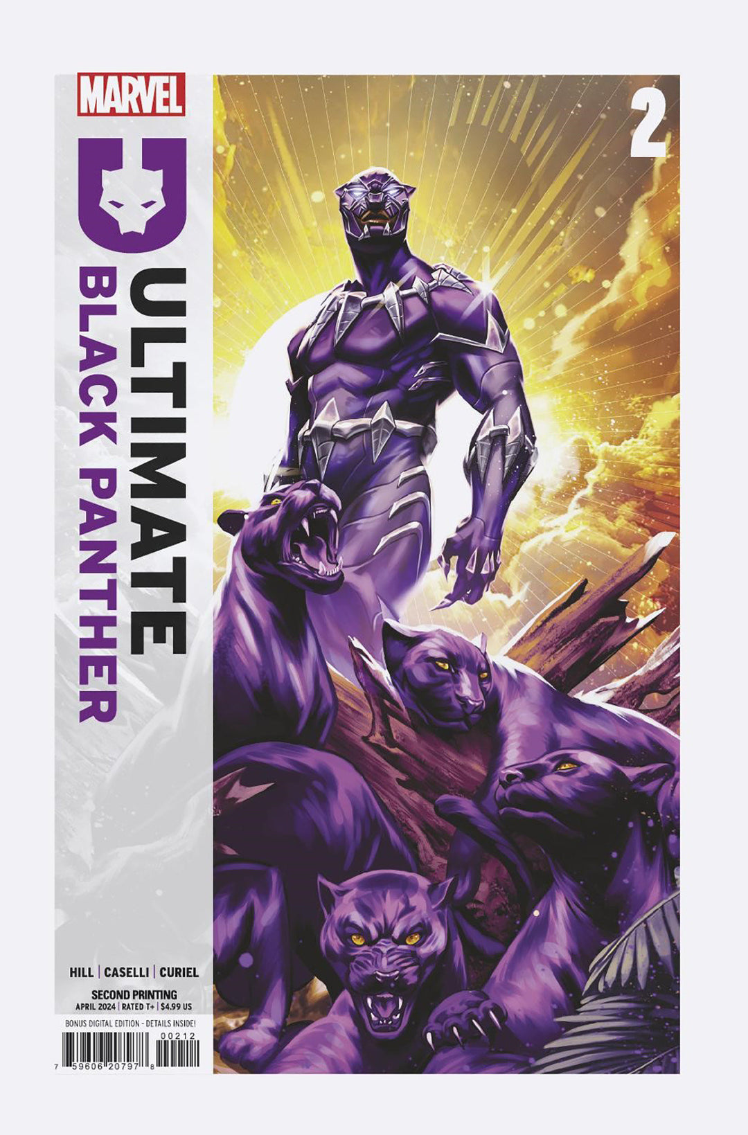 Ultimate Black Panther (2024) #2 Variant (2nd Print) Mateus Manhanini Edition