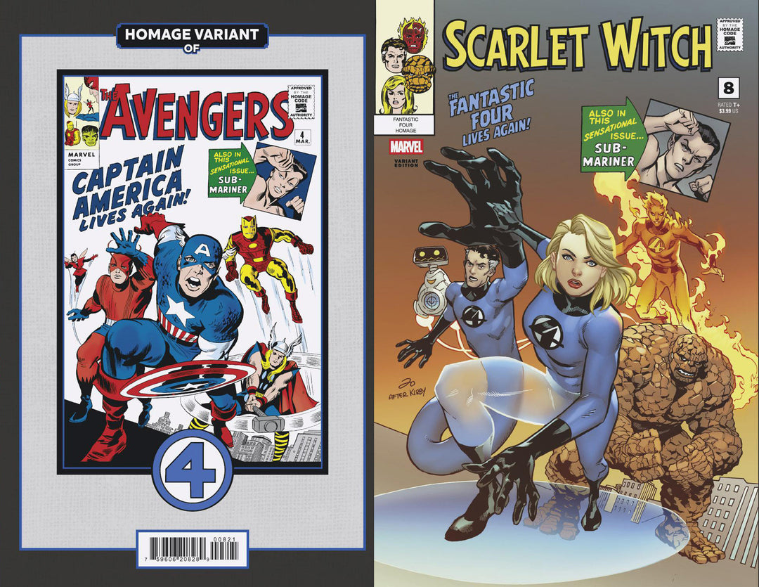 Scarlet Witch (2024) #8 Marcus To Fantastic Four Homage Variant