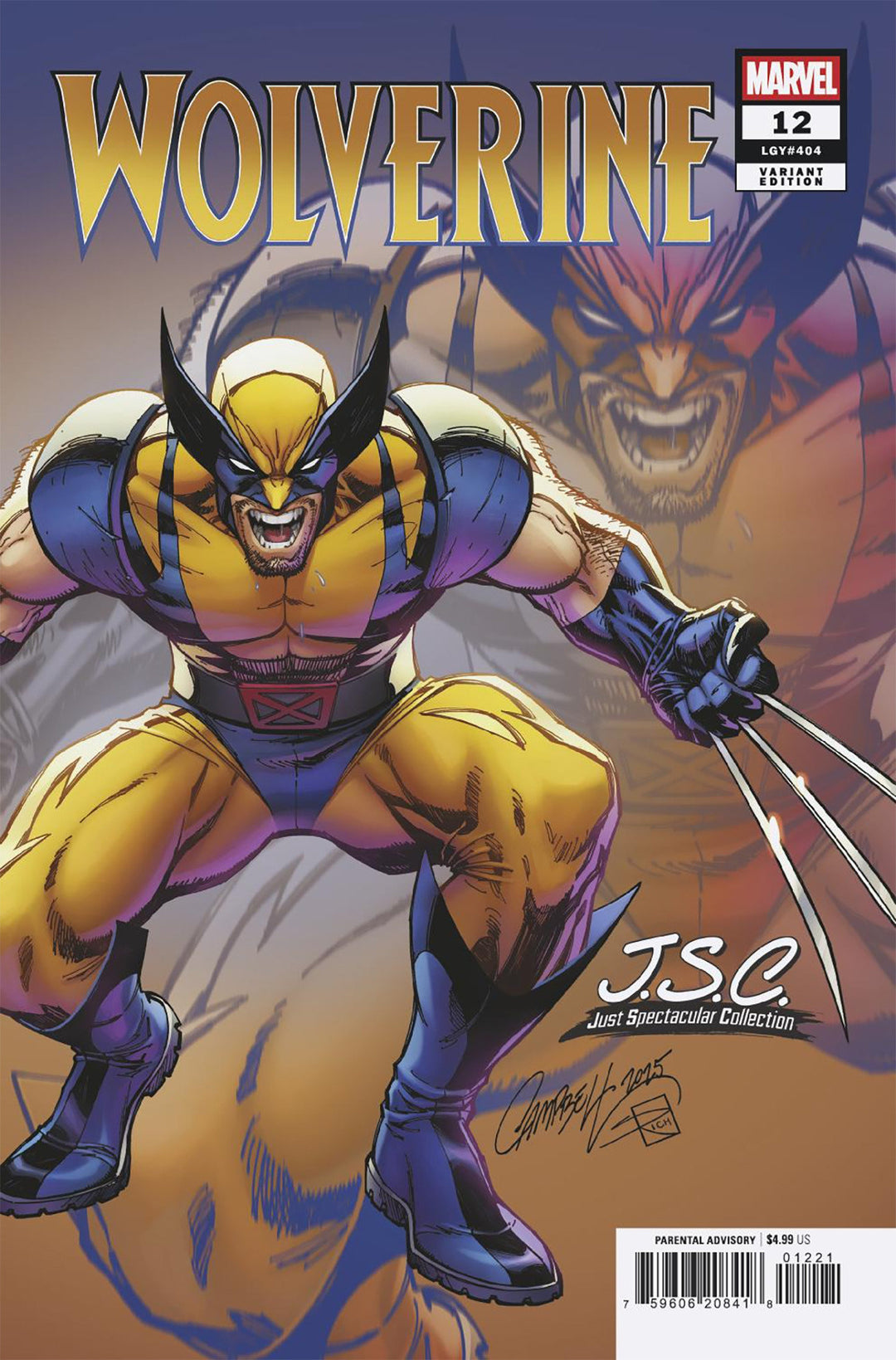Wolverine (2024) #12 J. Scott Campbell Just Spectacular Collection Variant
