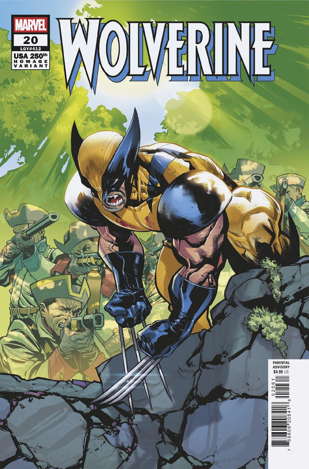 Wolverine (2024) #20 Francesco Manna 250 Th Homage Variant