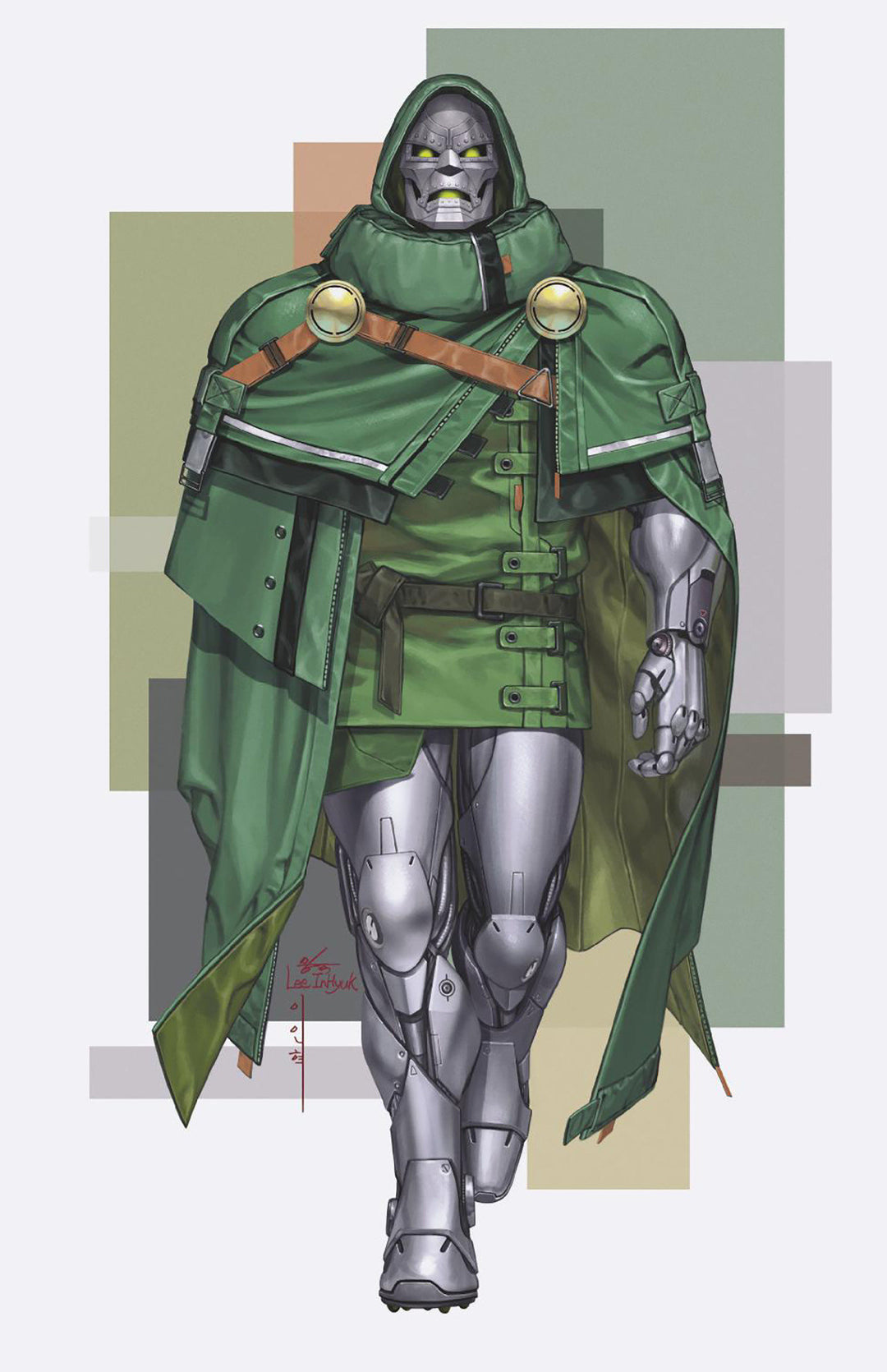 One World Under Doom #9 Variant (1:50) Inhyuk Lee Street Verse Full Art Virgin Edition