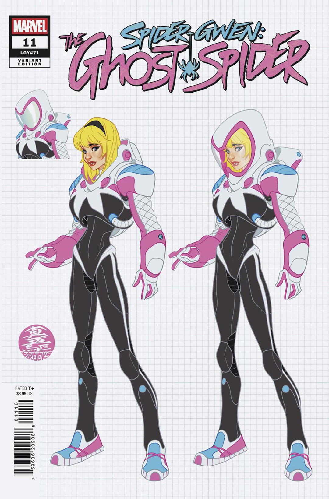 Spider-Gwen The Ghost-Spider (2024) #11 Variant (1:10) Mark Brooks Design Edition