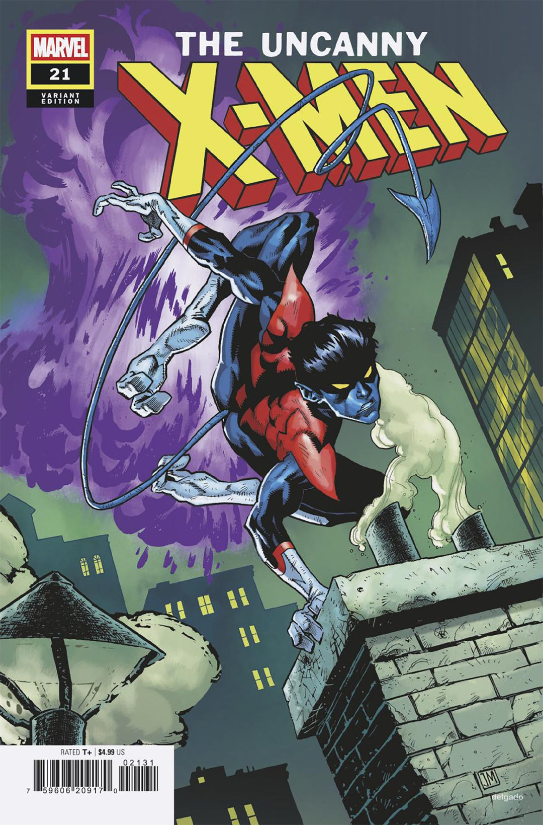 Uncanny X Men (2024) #21 Justin Mason Nightcrawler Variant