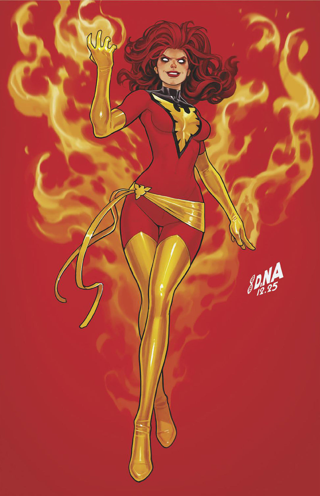 X-Men (2024) #25 Variant (1:50) David Nakayama Color Block Red Full Art Virgin Edition