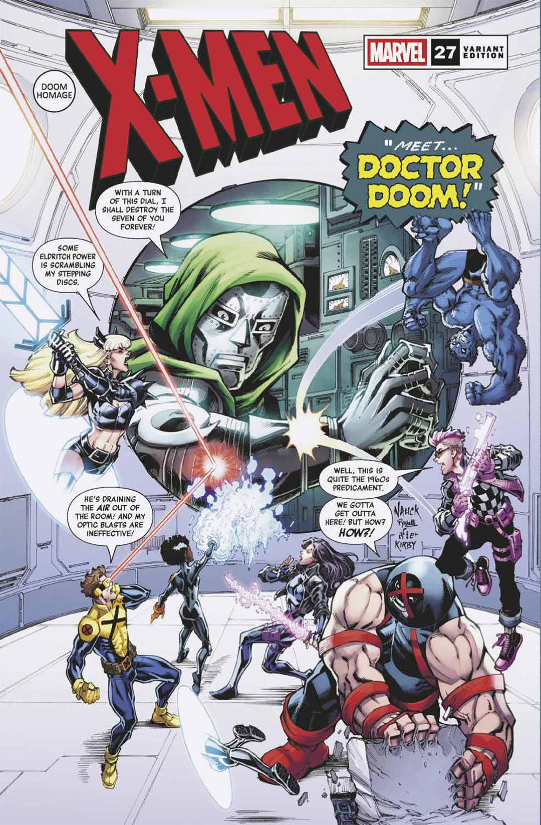 X-Men (2024) #27 Todd Nauck Doom Homage Variant