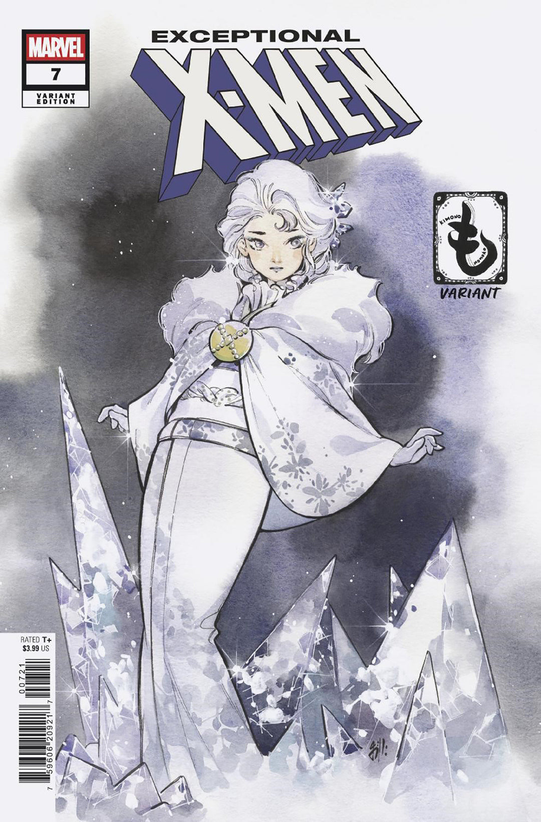 Exceptional X-Men #7 Peach Momoko Kimono Variant [X-Manhunt - Collateral Damage]