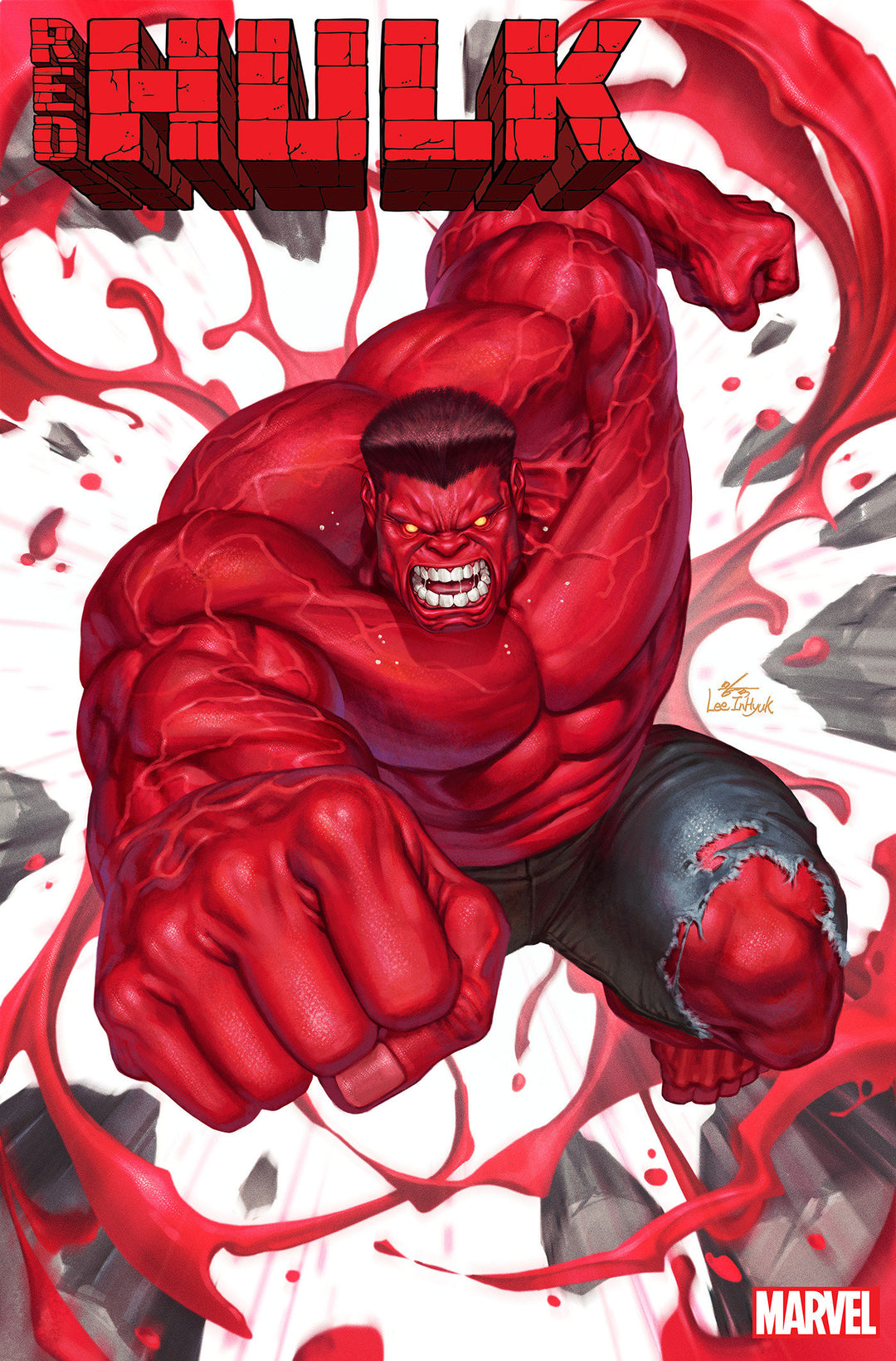 Red Hulk (2025) #1 Variant (1:25) Inhyuk Lee Edition [Doom]