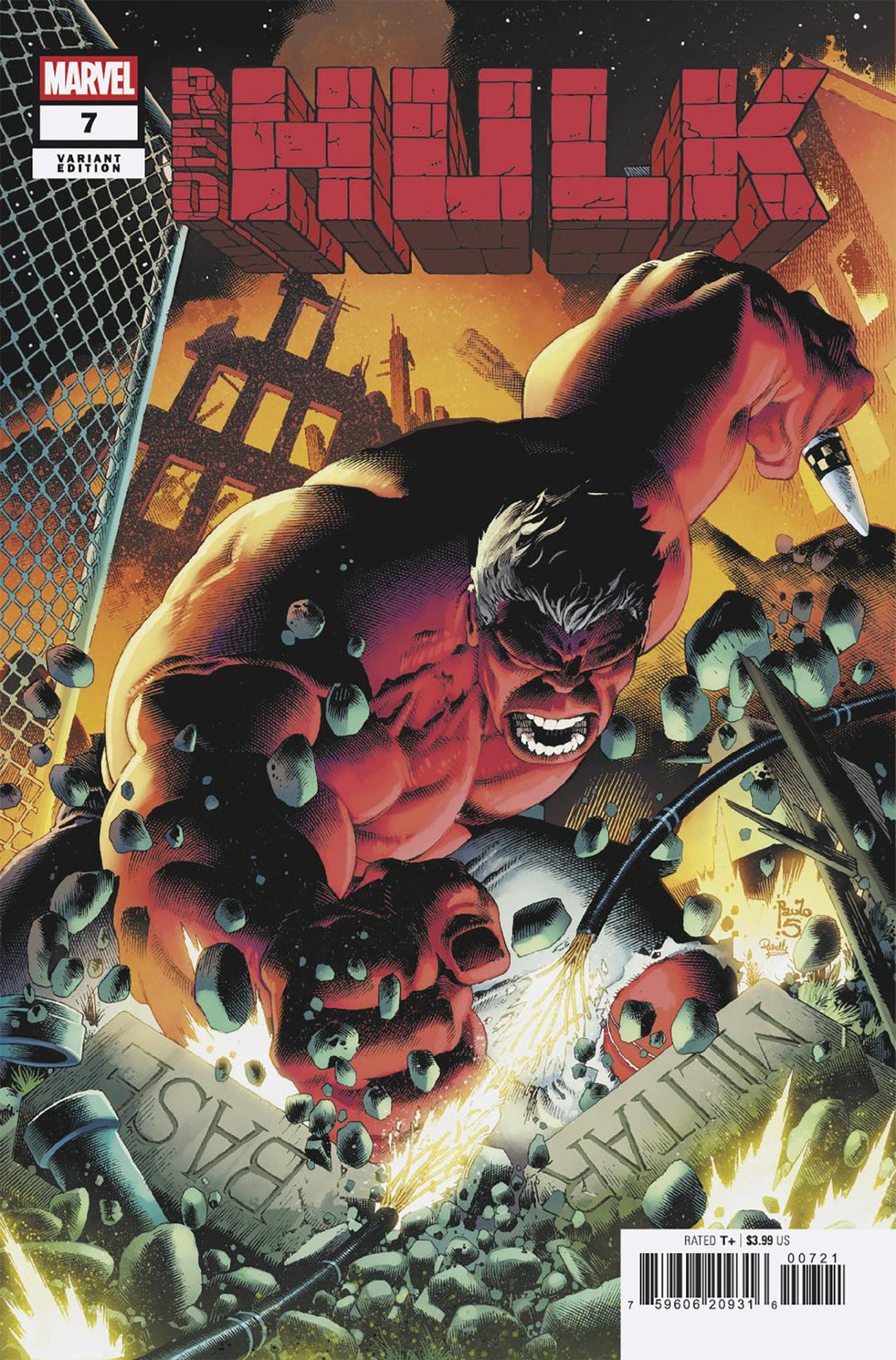 Red Hulk (2025) #7 Paulo Siqueira Variant [Doom]