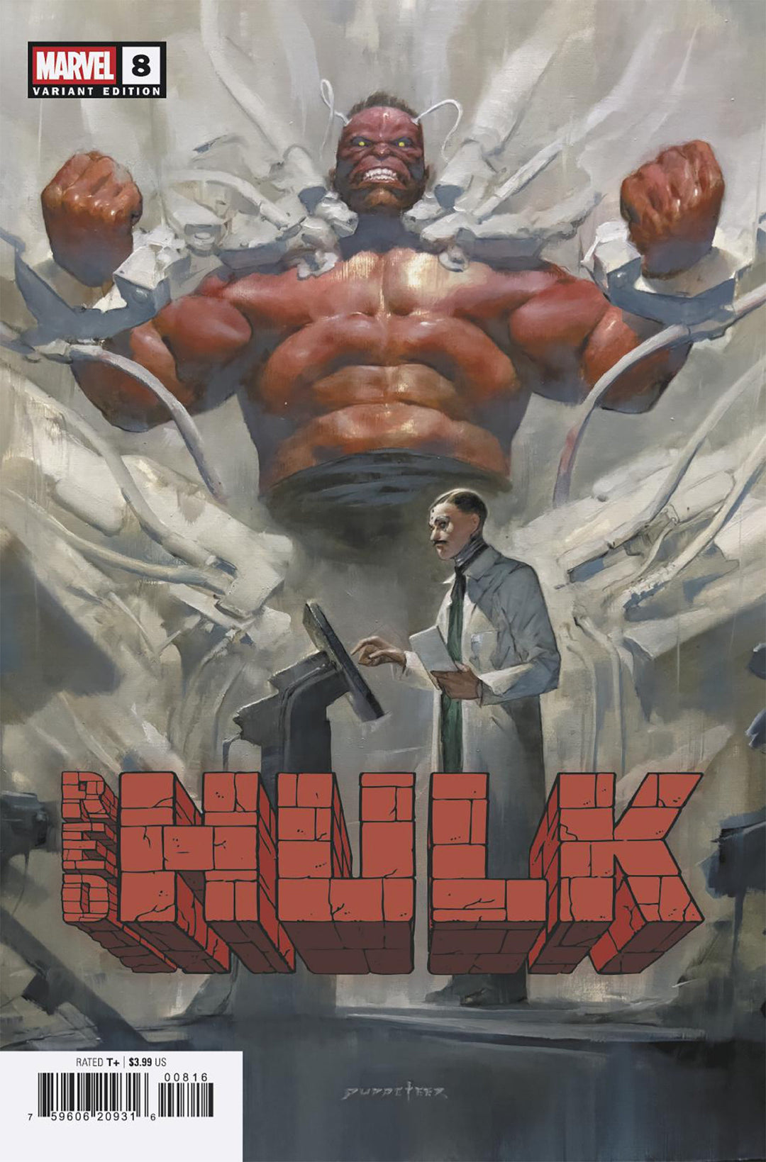 Red Hulk (2025) #8 Variant (1:25) Puppeteer Lee Edition [Doom]
