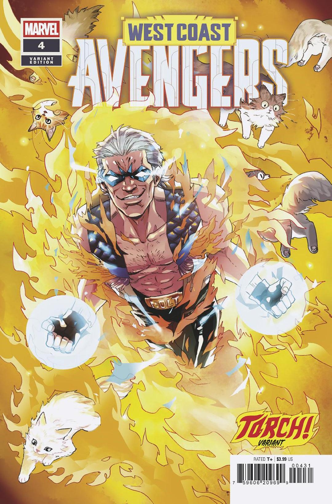 West Coast Avengers (2025) #4 Nao Fuji Torch! Variant