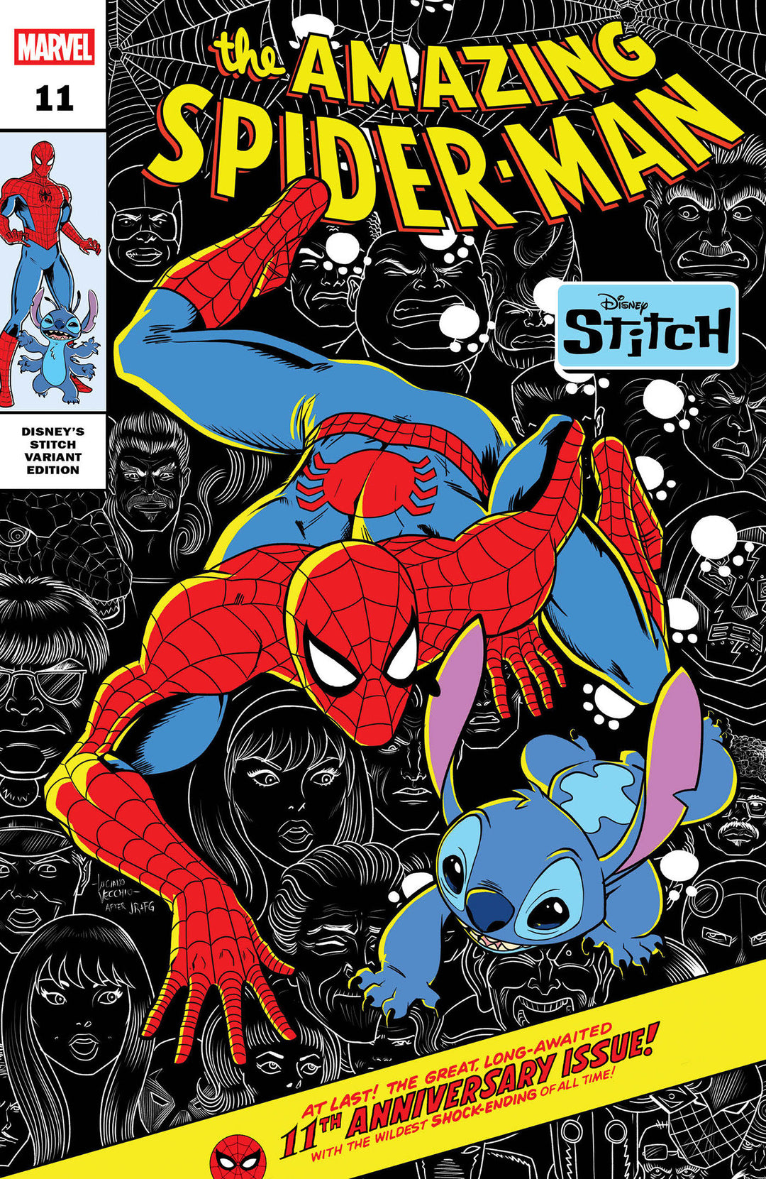 Amazing Spider Man (2025) #11 Luciano Vecchio Disney Stitch Variant