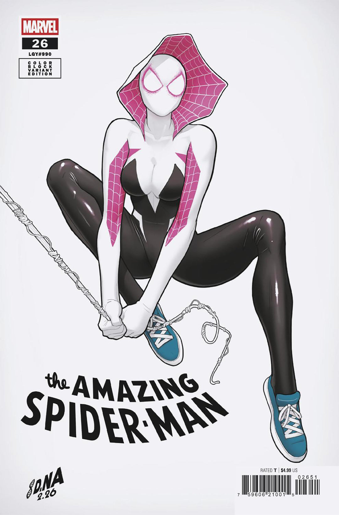 Amazing Spider-Man (2025) #26 [Death Spiral Pt. 7] David Nakayama Color Block White Variant