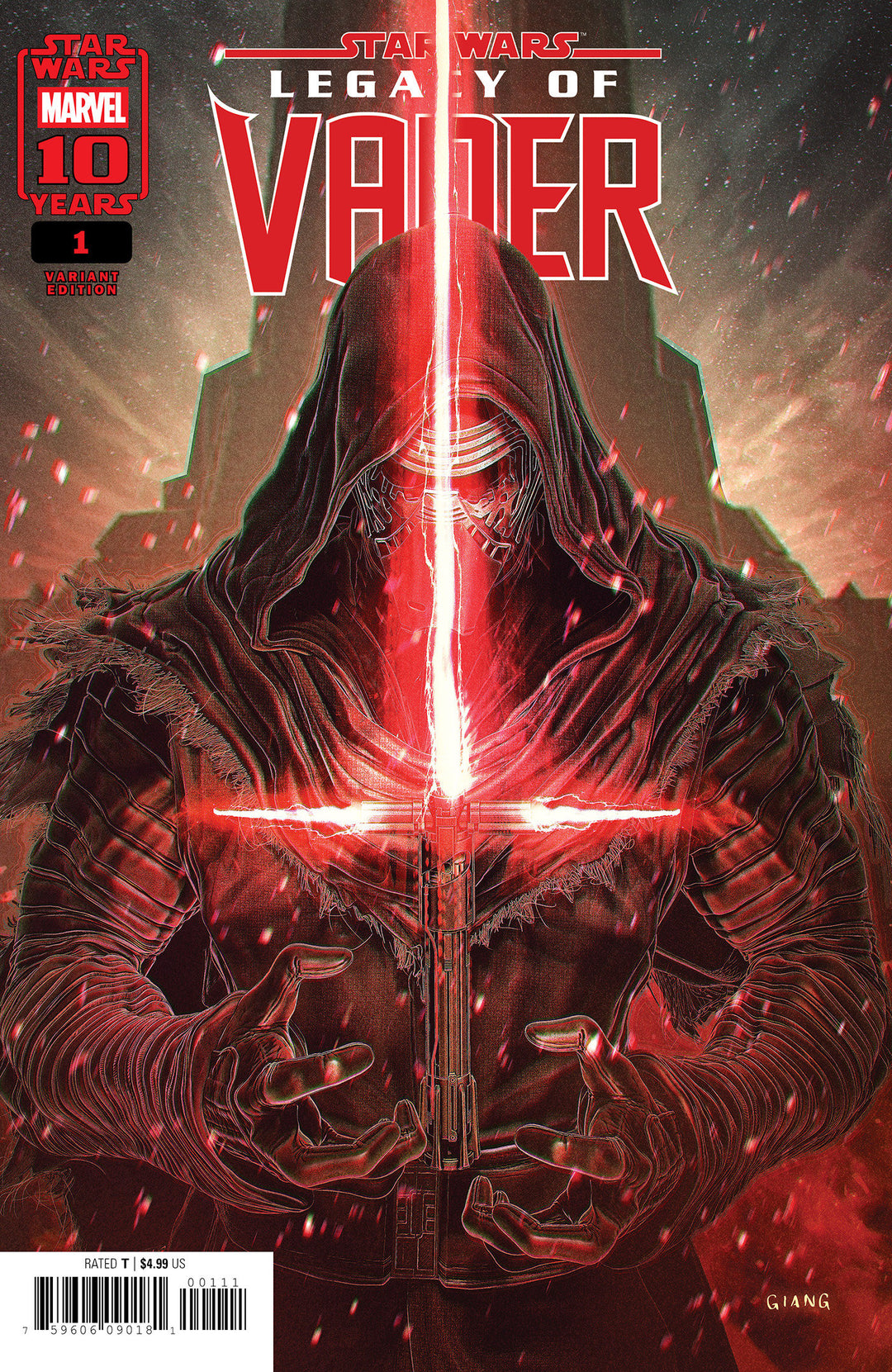 Star Wars Legacy Of Vader #1 Variant (1:25) John Giang Edition