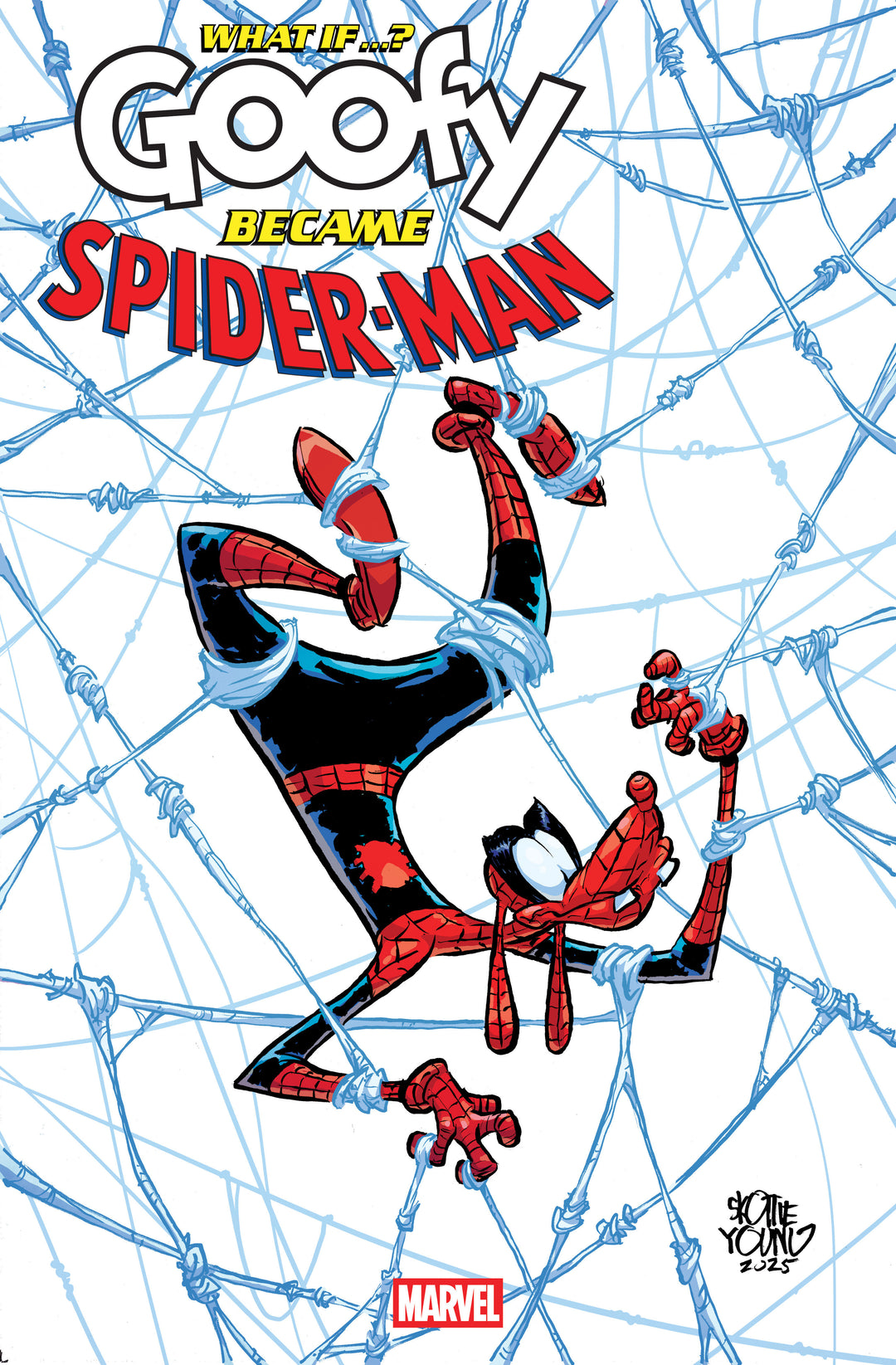 Marvel & Disney What If...? Goofy Became Spider-Man #1 Skottie Young Variant