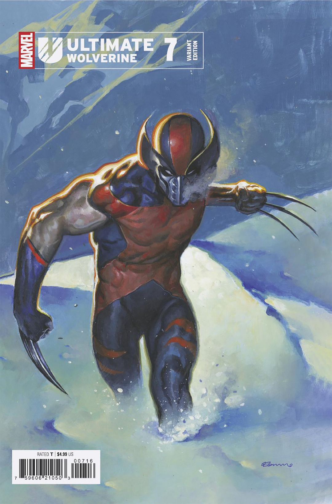 Ultimate Wolverine (2025) #7 Variant (1:25) Fabrizio De Tommaso Edition
