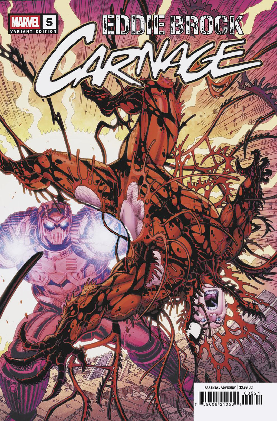 Eddie Brock Carnage #5 Nick Bradshaw Bring On The Bad Guys Variant