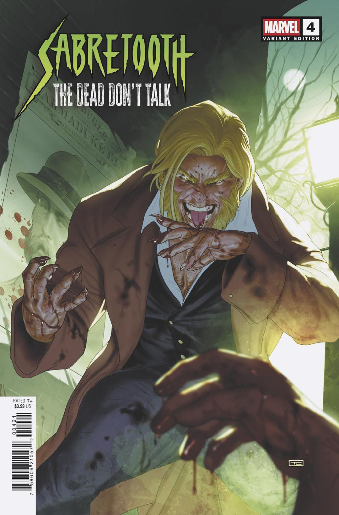 Sabretooth The Dead Don't Talk #4 Taurin Clarke Variant