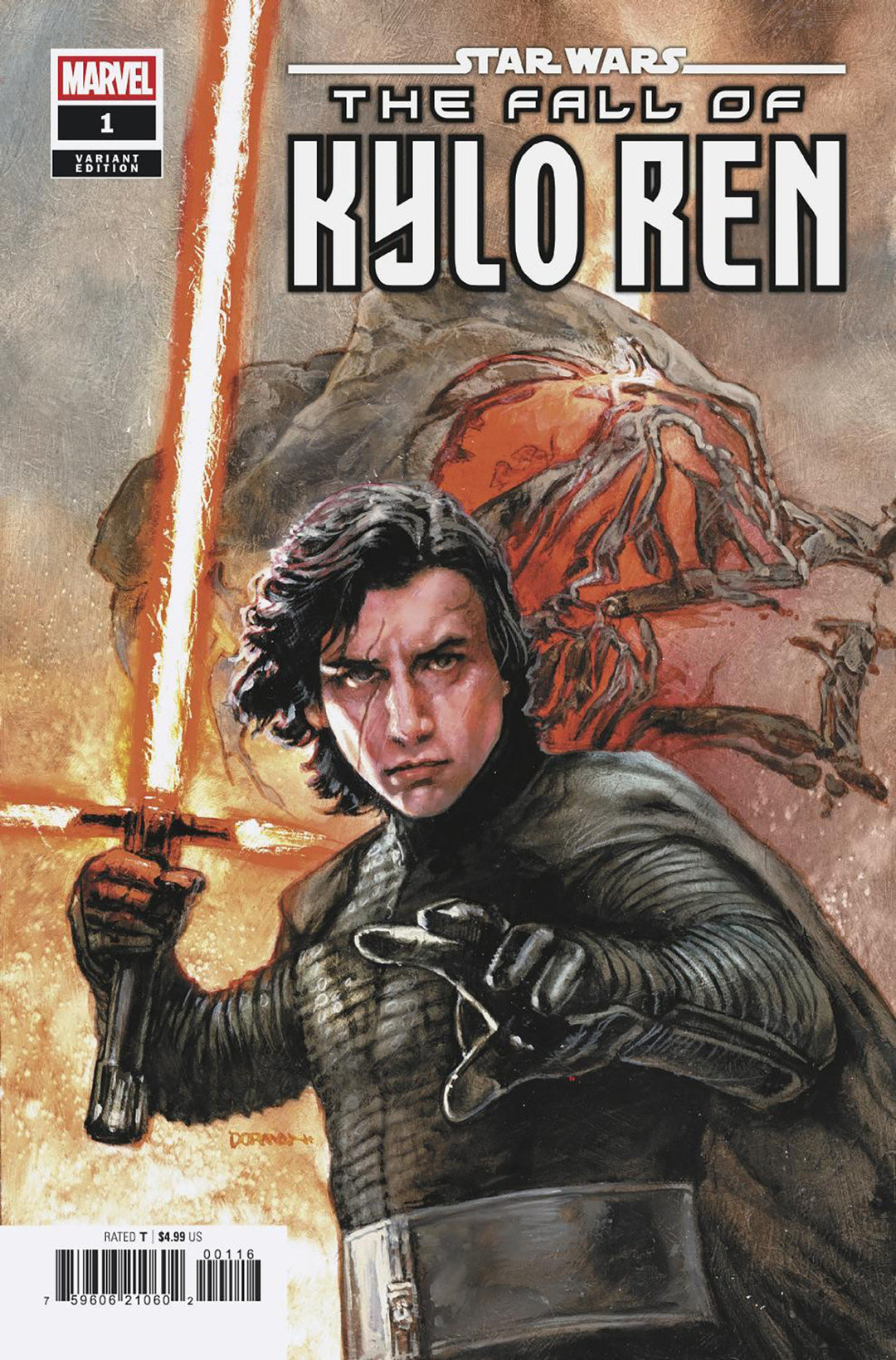 Star Wars The Fall Of Kylo Ren #1 Variant (1:25) Dave Dorman Edition