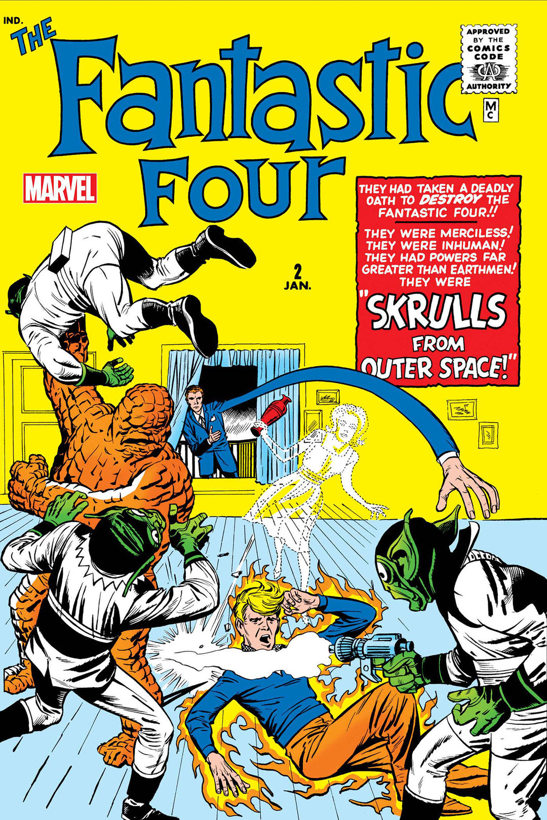 Fantastic Four (1961) #2 Facsimile Edition Foil Variant