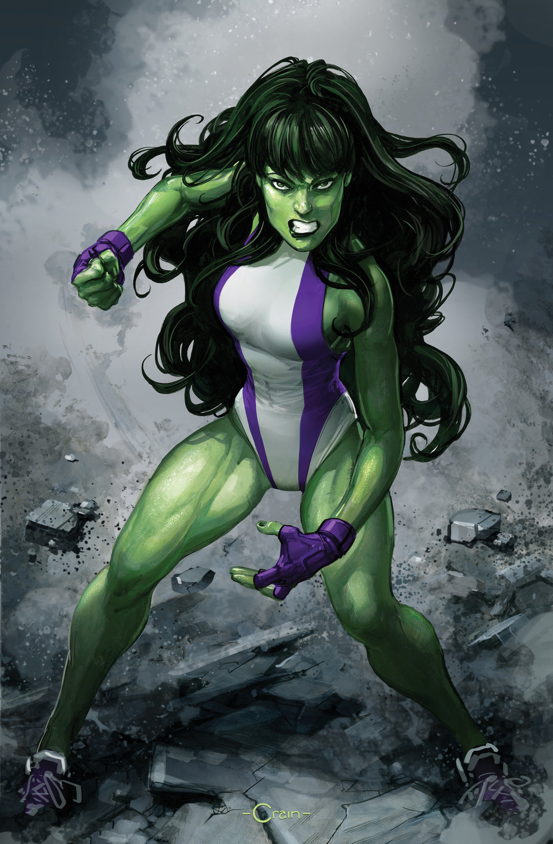 Planet She Hulk #3 Variant (1:50) Clayton Crain Full Art Virgin Edition