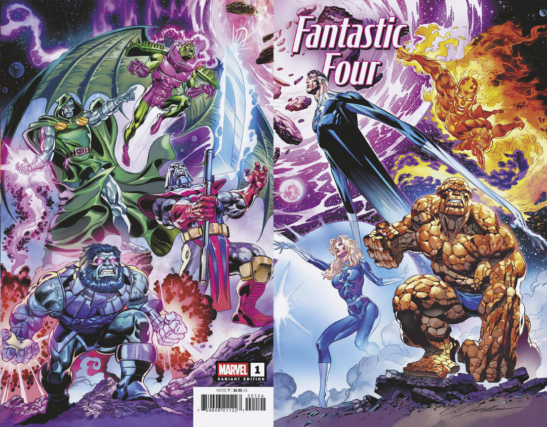Fantastic Four (2025) #1 Variant (1:25) Claudio Castellini Wraparound Edition