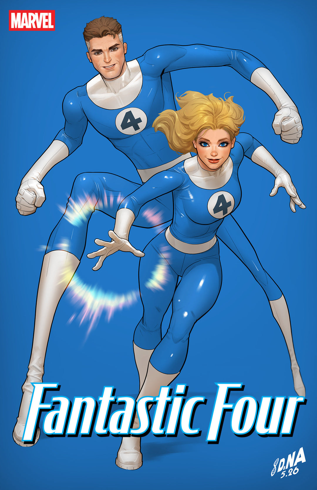 Fantastic Four (2025) #14 David Nakayama Color Block Blue Variant