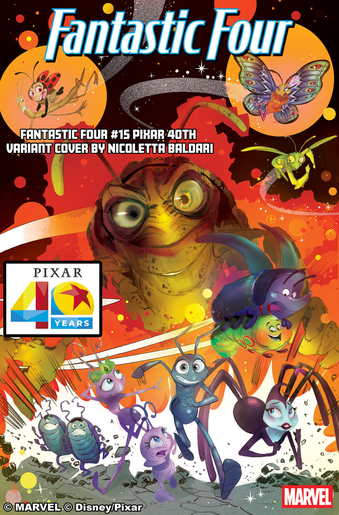 Fantastic Four (2025) #15 Nicoletta Baldari Pixar 40th Variant