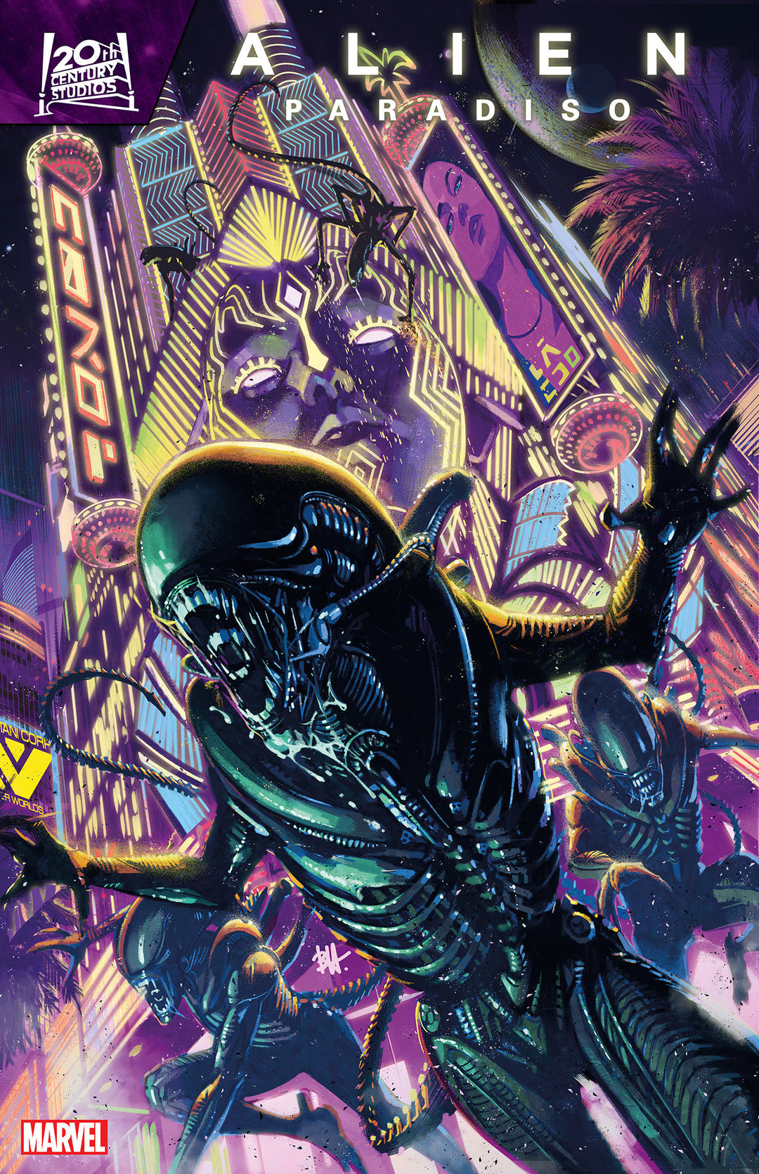 Alien Paradiso #1 Ben Harvey Variant