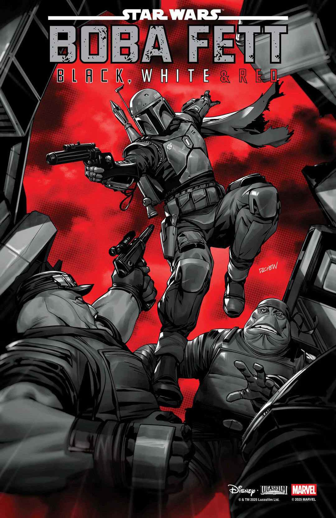 Star Wars Boba Fett Black White & Red #2
