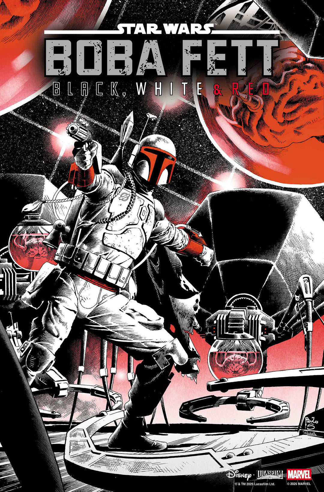 Star Wars Boba Fett Black White & Red #3 Paulo Siqueira Variant