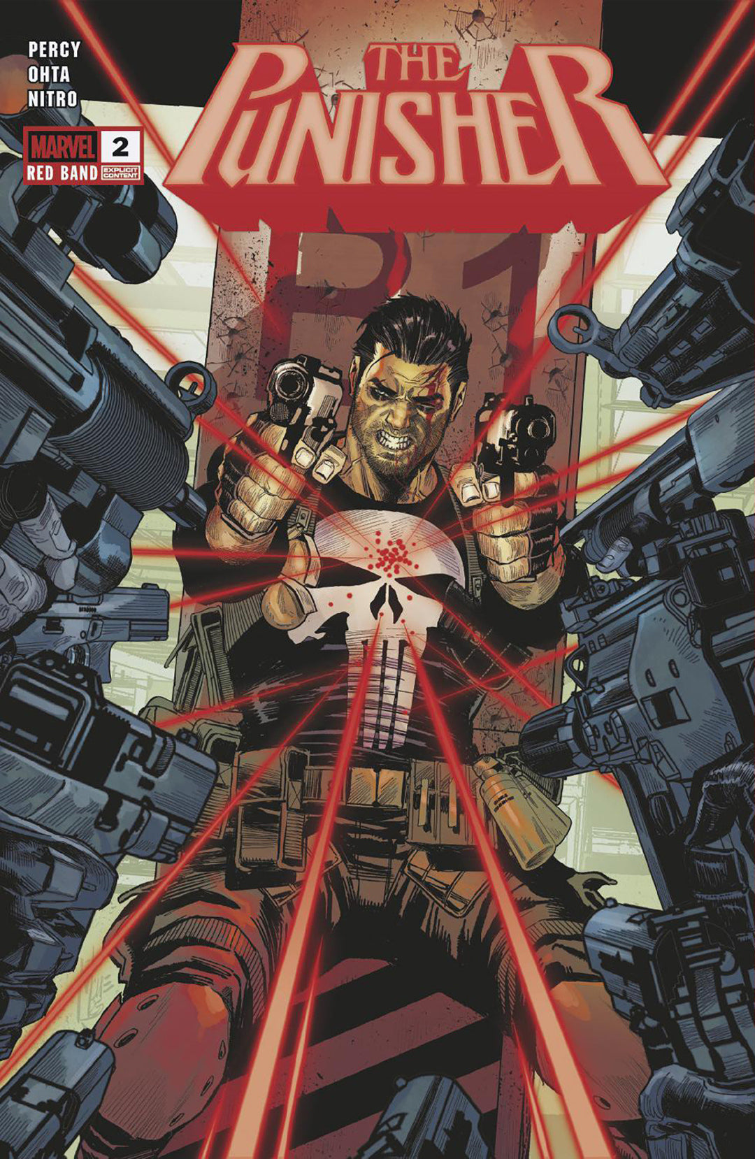Punisher Red Band #2 [Polybagged] Variant (2nd Printing) Marco Checchetto Edition