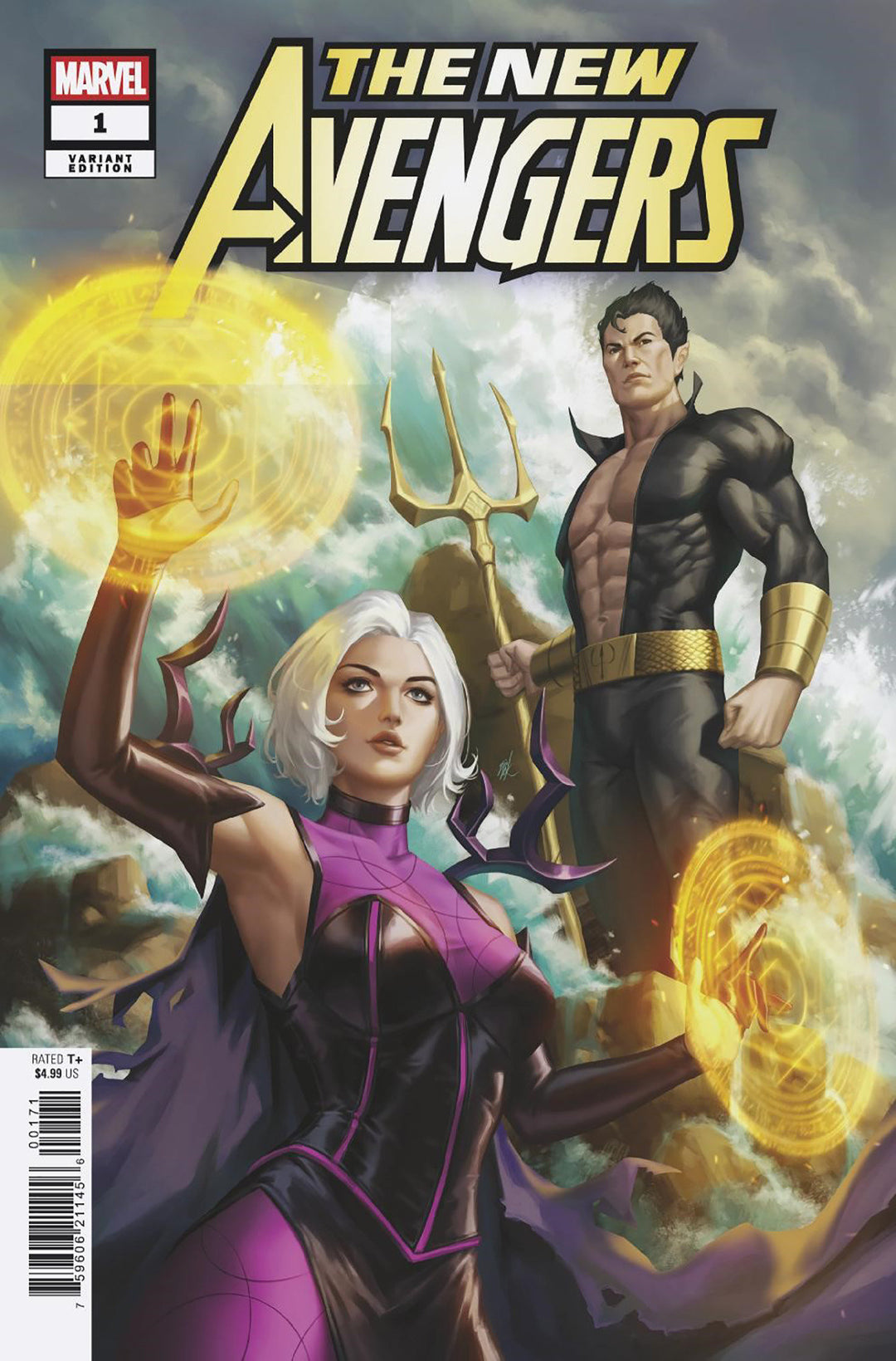 New Avengers (2025) #1 Ejikure Clea And Namor Variant C