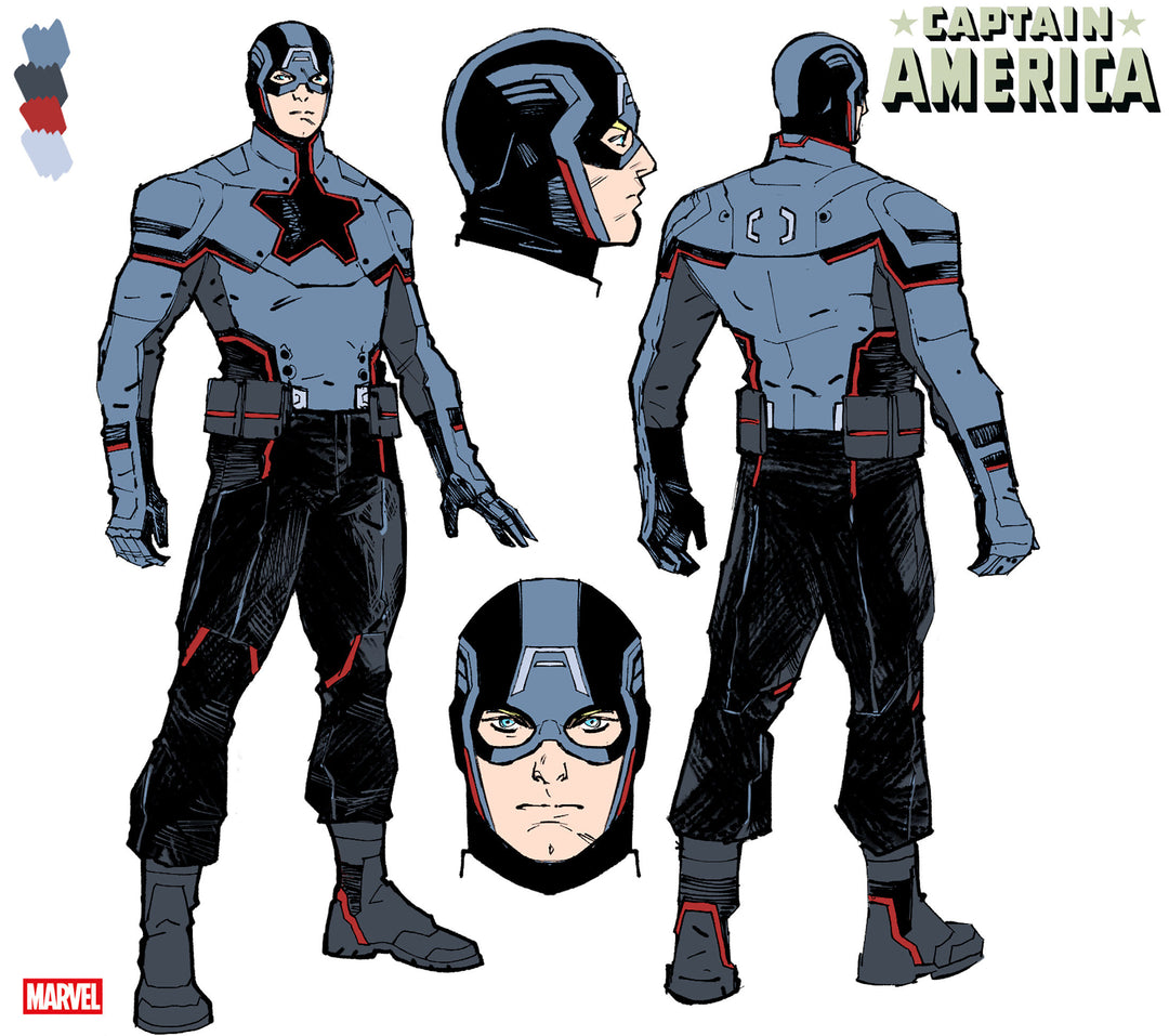 Captain America (2025) #2 Variant (1:10) Valerio Schiti Design Edition