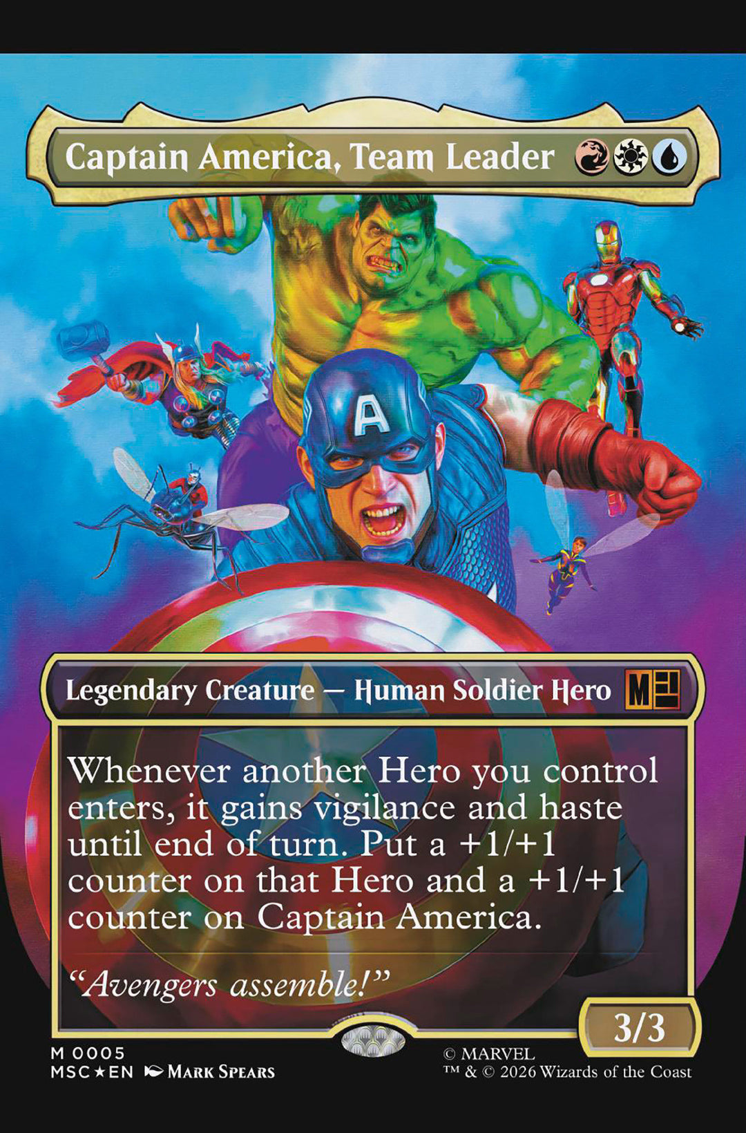 Captain America (2025) #12 [Armageddon] Classified Artist Magic The Gathering Variant