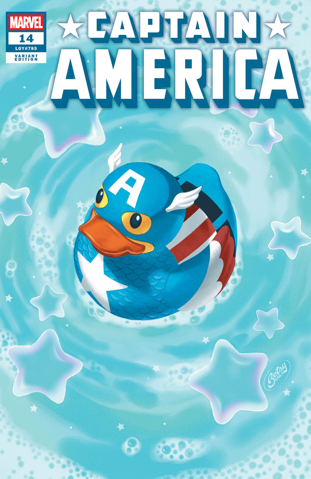 Captain America (2025) #14 [Armageddon] Betsy Cola Marvel Duck Variant