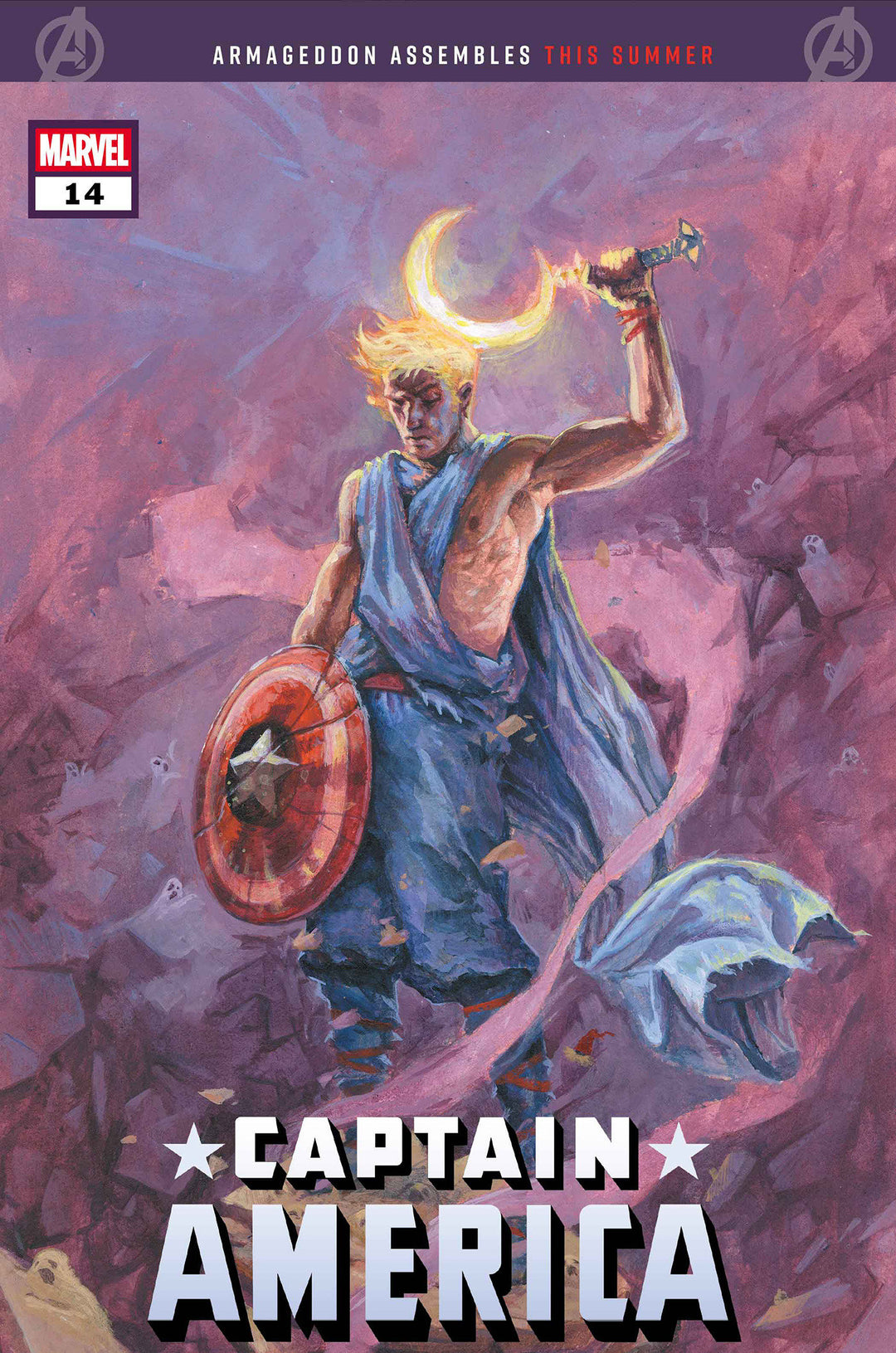 Captain America (2025) #14 [Armageddon] Domenico Cava Variant