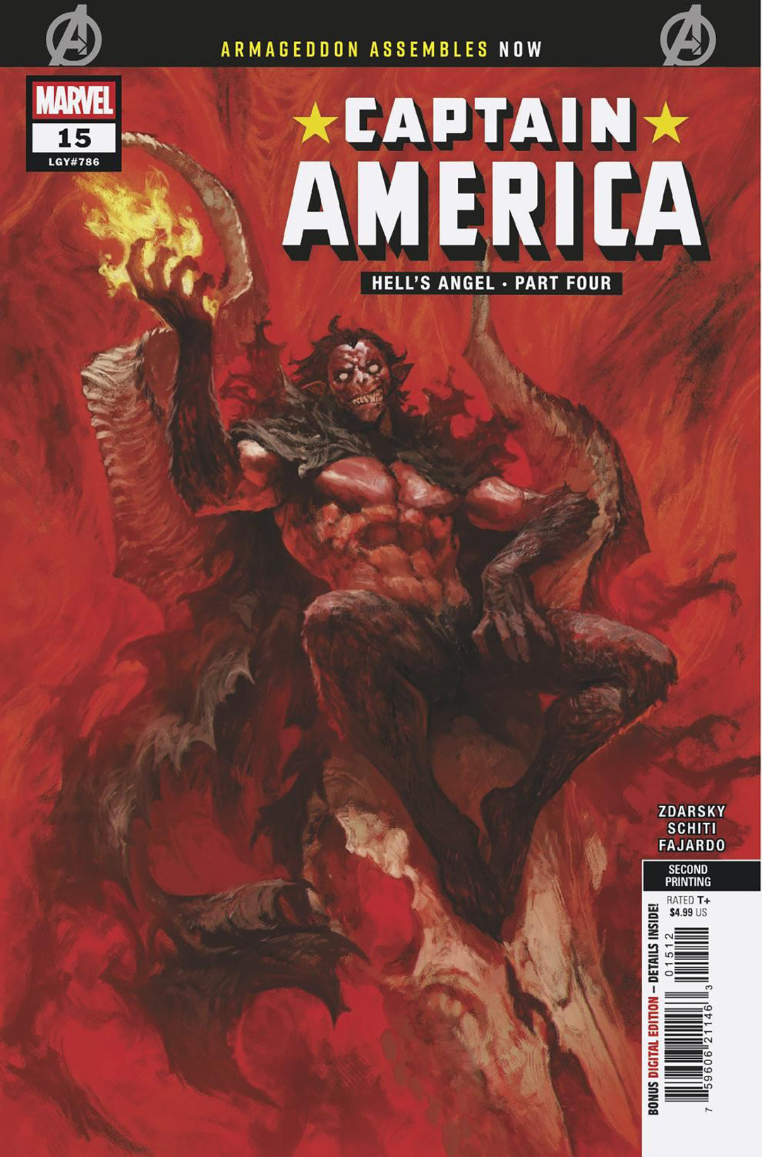 Captain America (2025) #15 [Armageddon] Variant (2nd Printing) Skan Edition