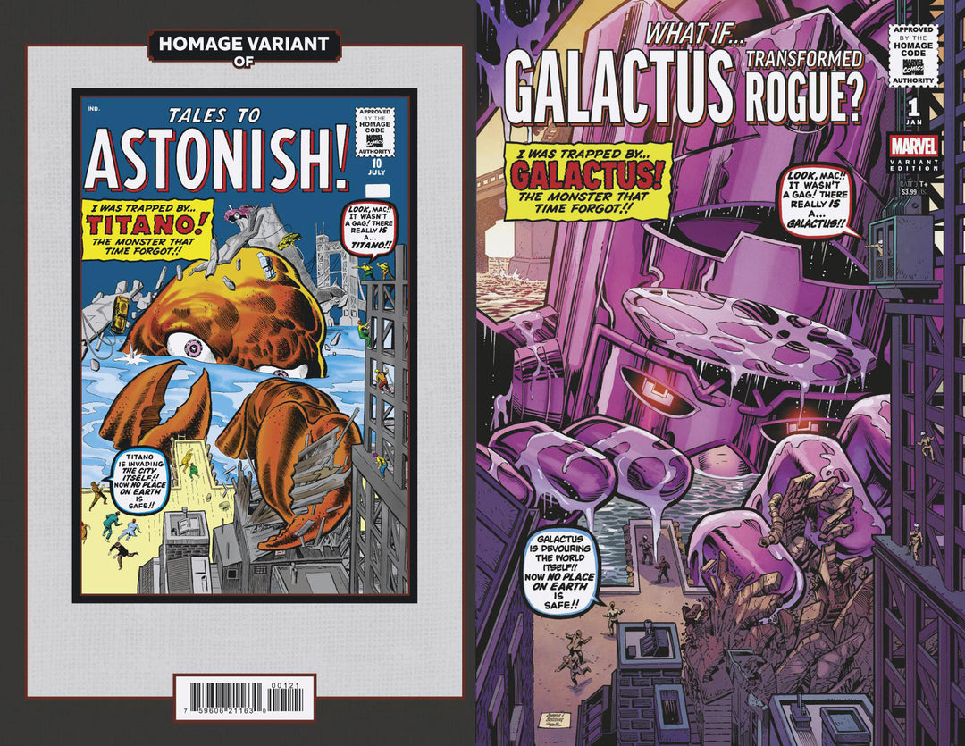 What If...? Galactus Transformed Rogue #1 Sci-Fi Homage Variant