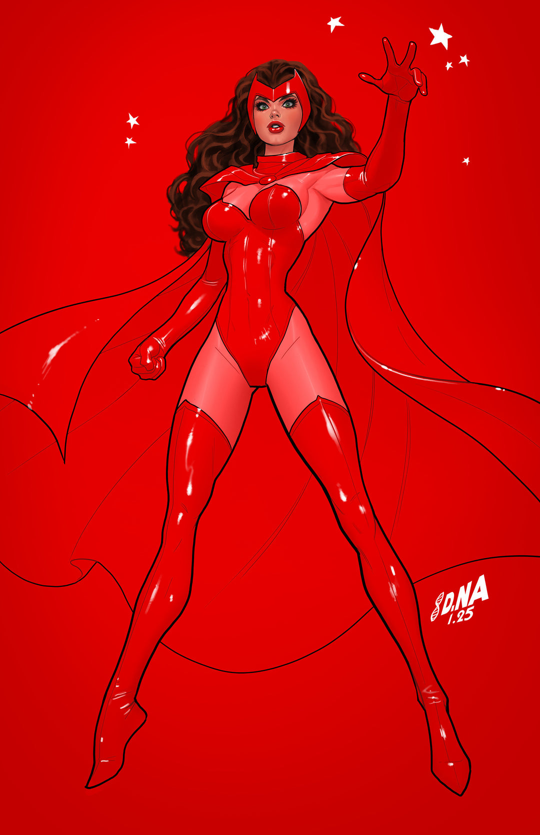 Sorcerer Supreme #3 Variant (1:50) David Nakayama Color Block Red Full Art Virgin Edition