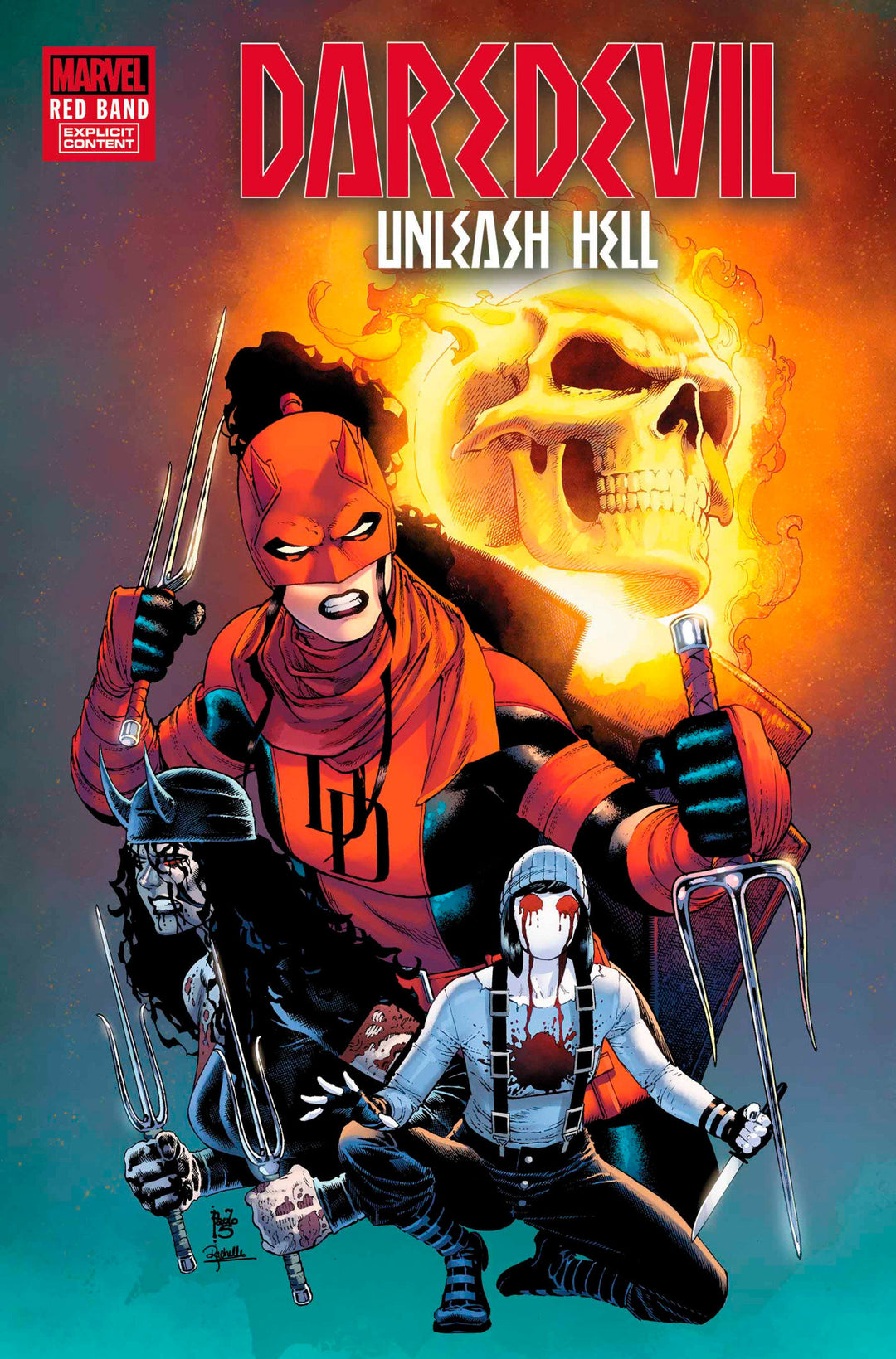 Daredevil Unleash Hell Red Band #5 [Polybagged]