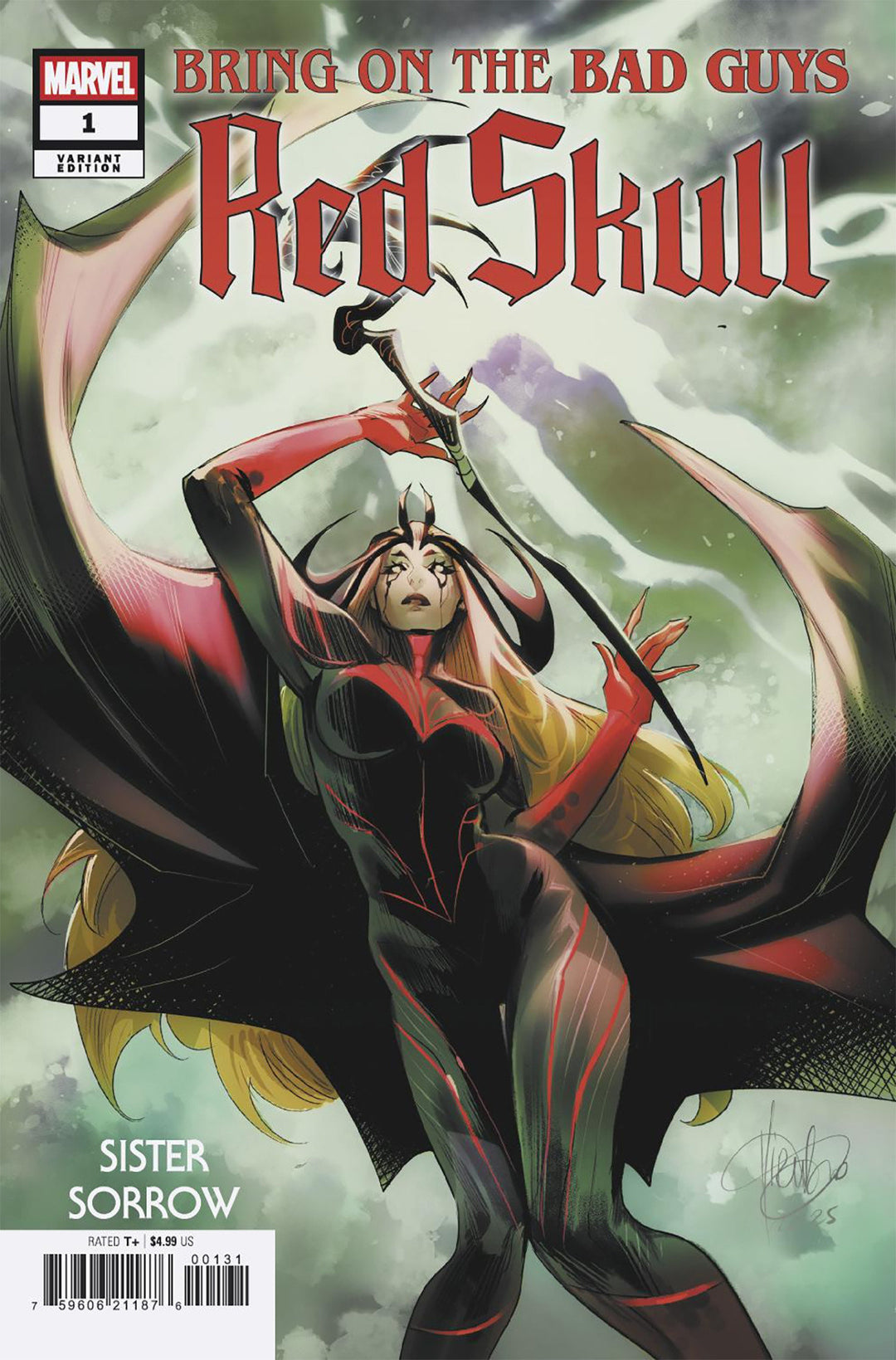 Bring On The Bad Guys Red Skull #1 Mirka Andolfo Sister Sorrow Variant