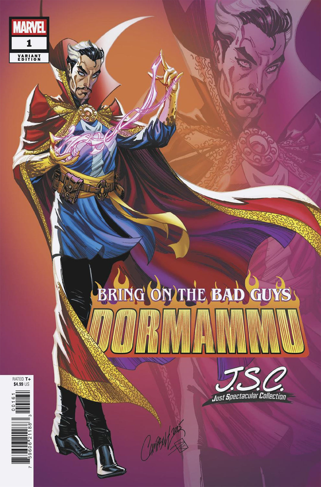 Bring On The Bad Guys Dormammu #1 J. Scott Campbell Just Spectacular Collection Variant