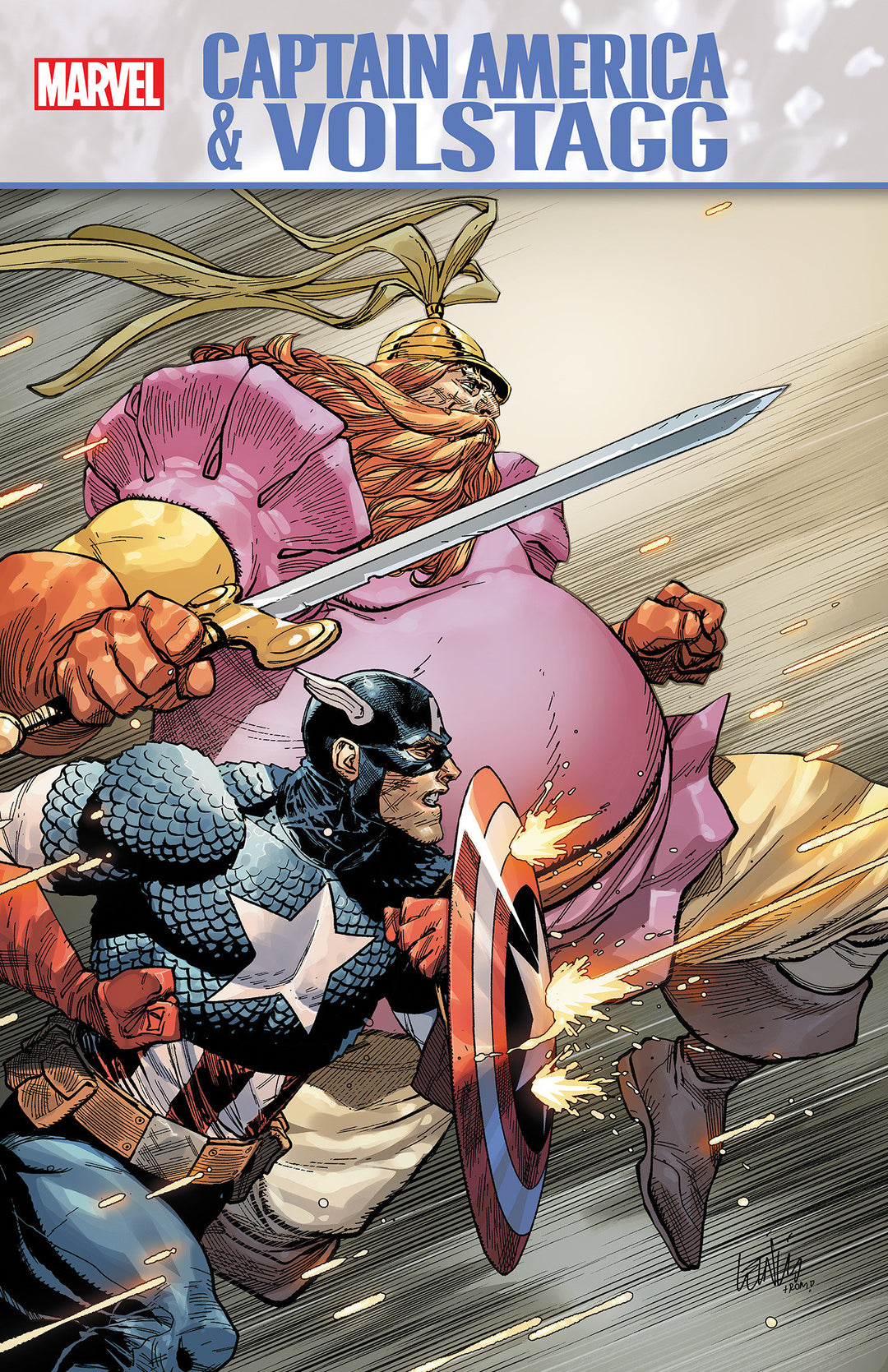 Captain America & Volstagg #1 Variant (1:25) Leinil Yu Edition