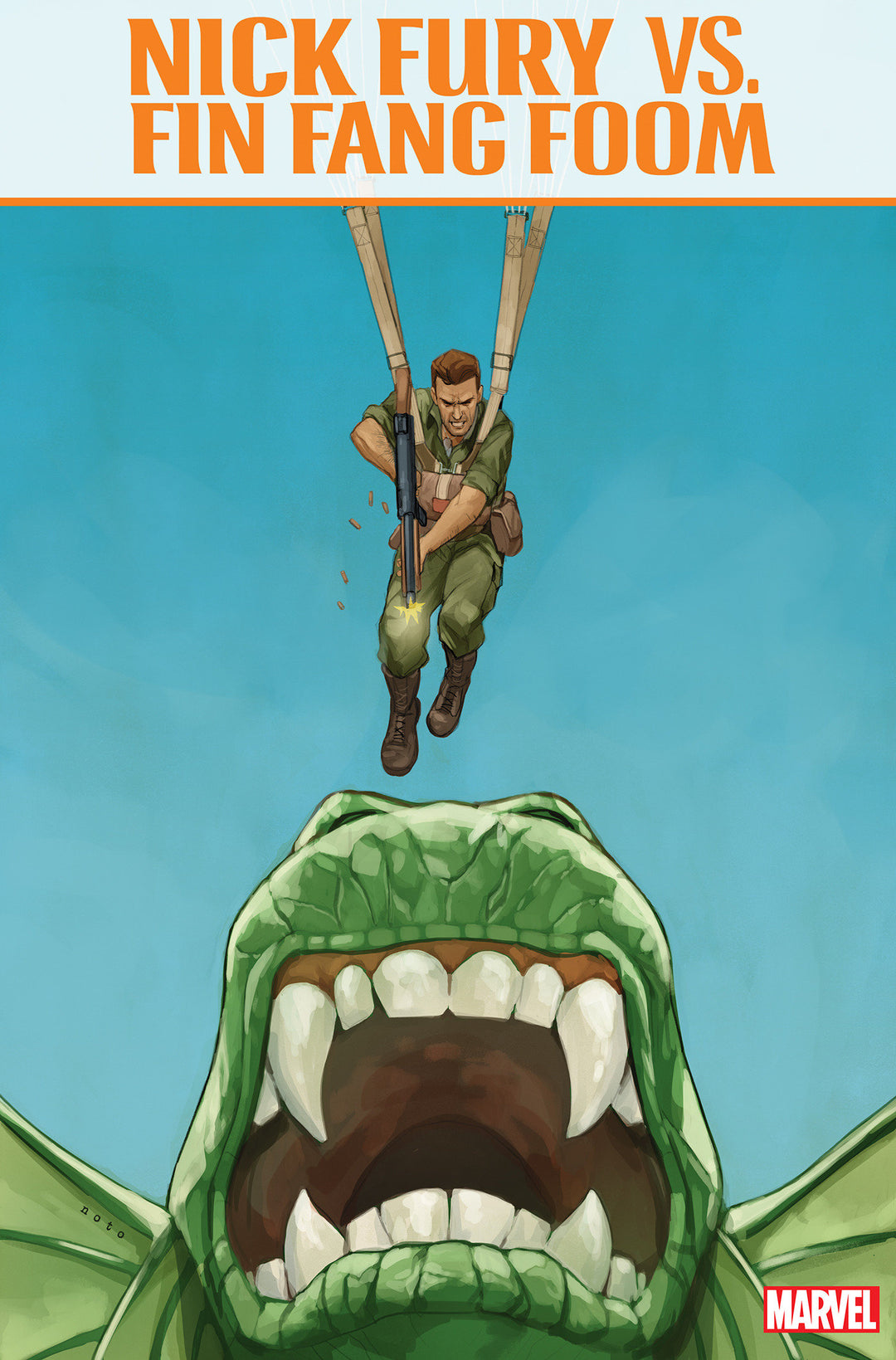 Nick Fury vs. Fin Fang Foom #1 Variant (1:25) Phil Noto Edition