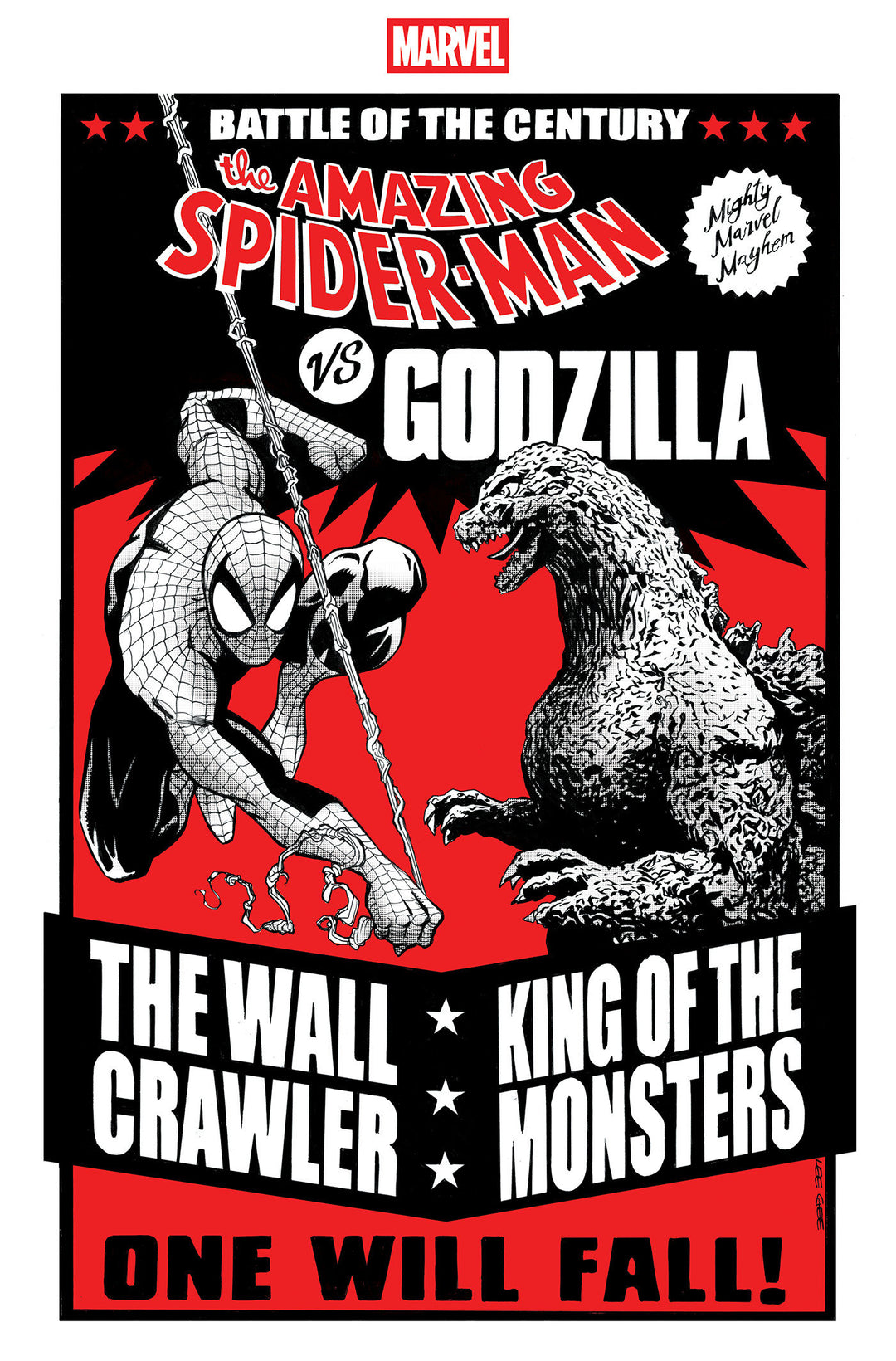 Godzilla vs Spider-Man #1 Lee Garbett Versus Variant