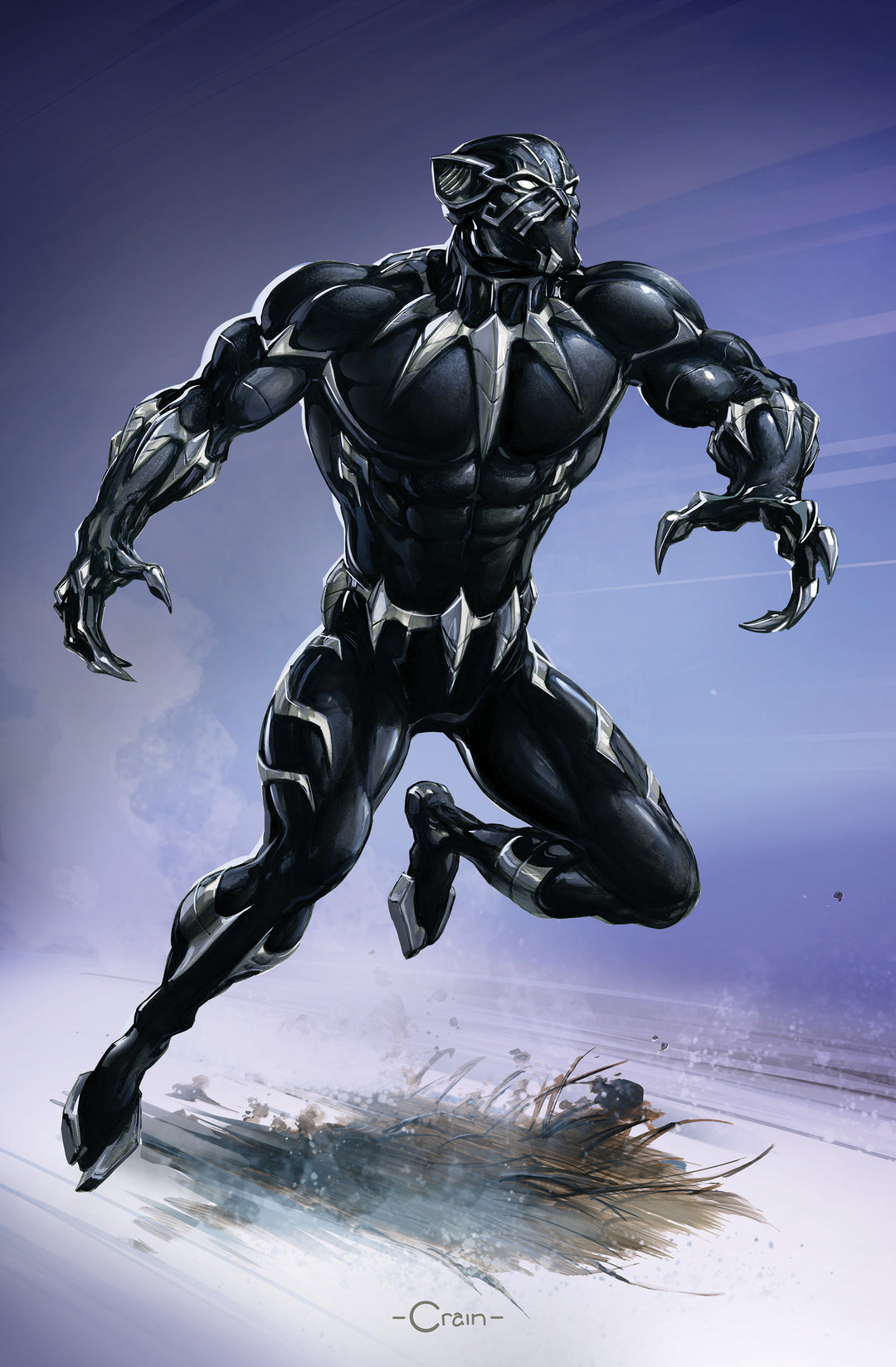 Black Panther Intergalactic #2 Variant (1:50) Clayton Crain Full Art Virgin Edition